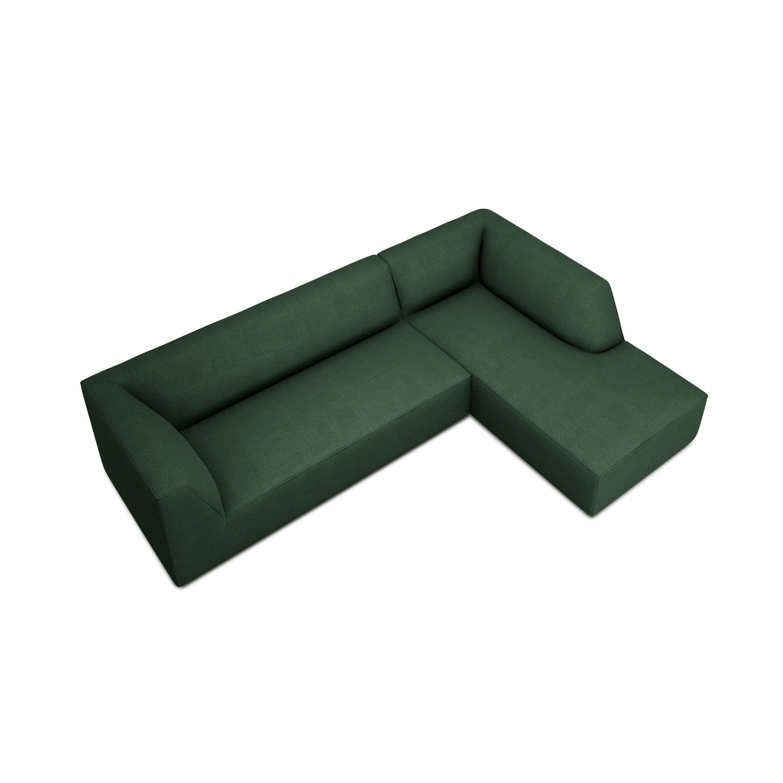 Ruby 4-Sitzer Ecksofa Rechts, mit Bezug aus Samt, Cord oder Strukturstoff, 273x180 cm - Image 108