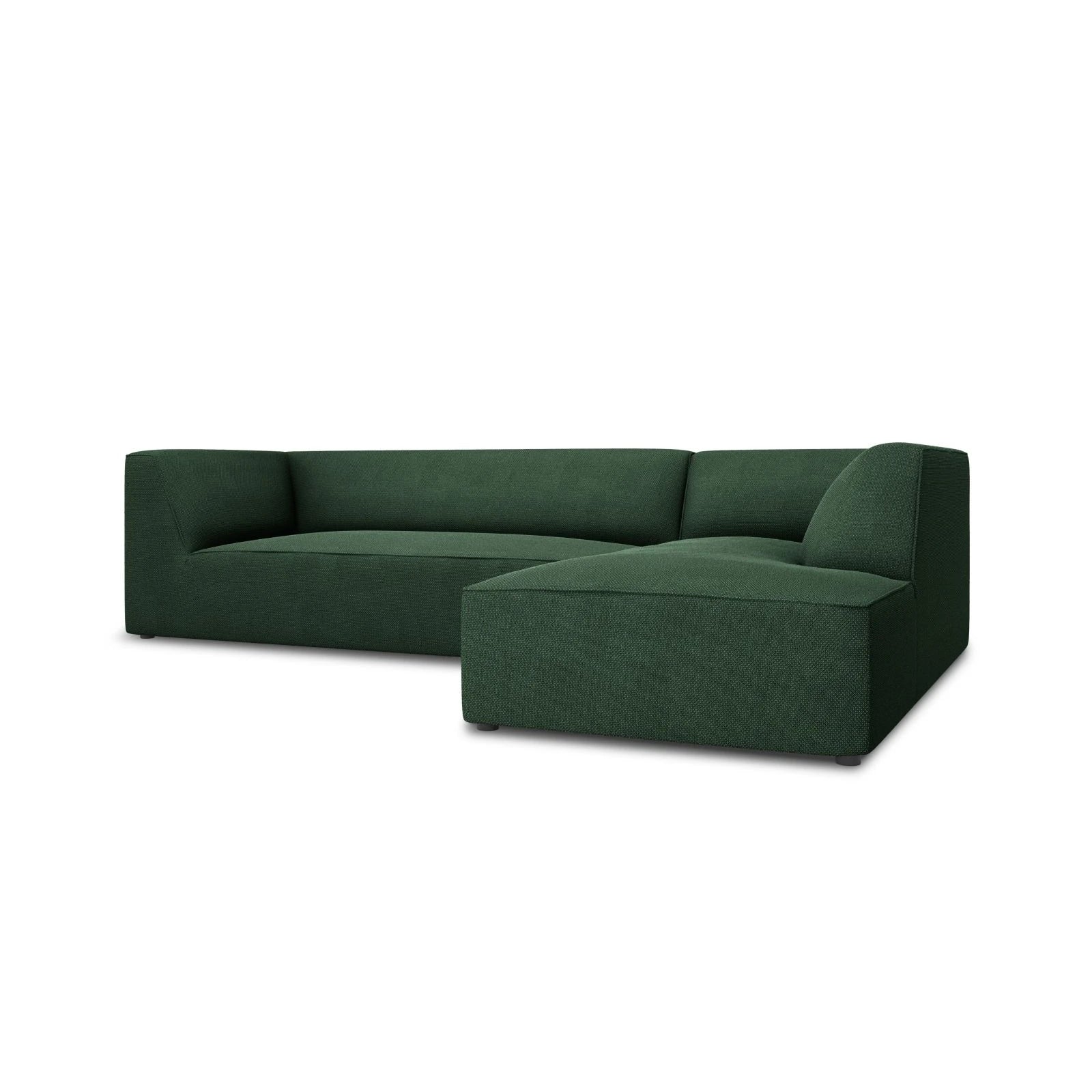 Ruby 4-Sitzer Ecksofa Rechts, mit Bezug aus Samt, Cord oder Strukturstoff, 273x180 cm - Image 110