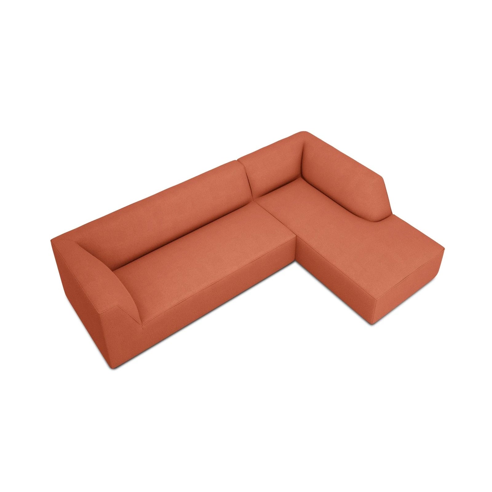Ruby 4-Sitzer Ecksofa Rechts, mit Bezug aus Samt, Cord oder Strukturstoff, 273x180 cm - Image 122