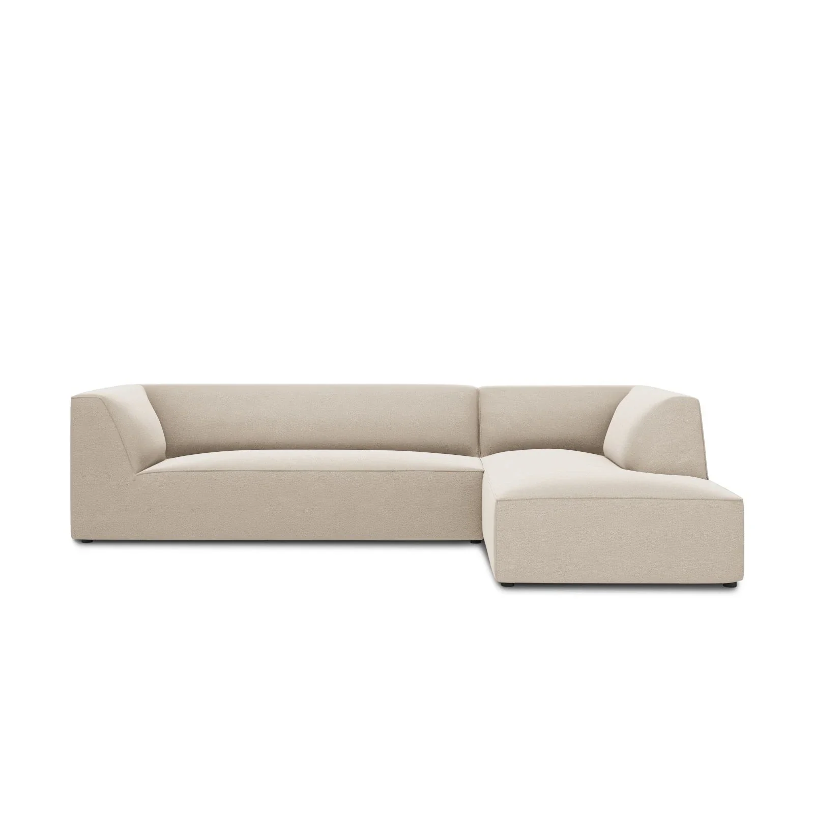 Ruby 4-Sitzer Ecksofa Rechts, mit Bezug aus Samt, Cord oder Strukturstoff, 273x180 cm - Image 128