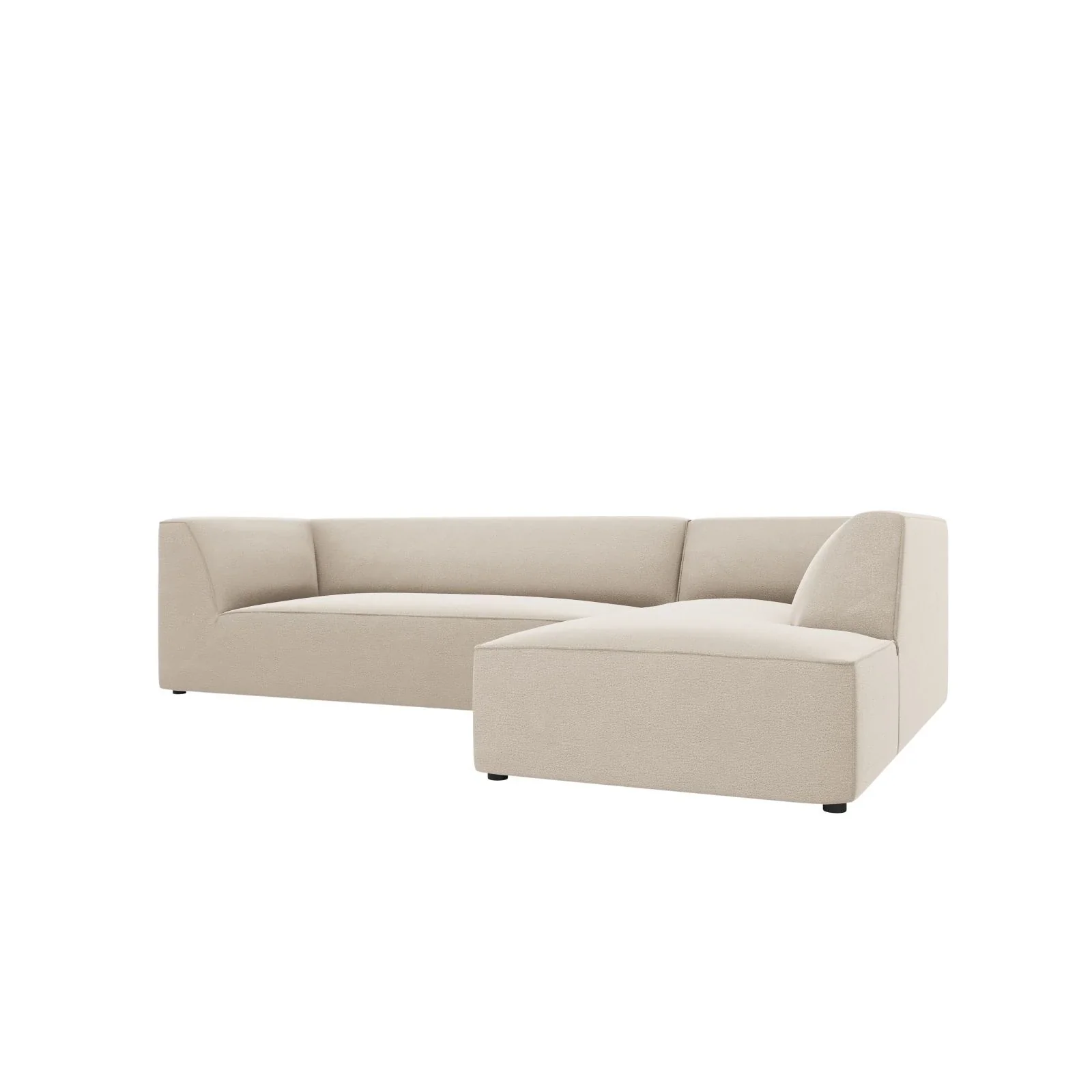Ruby 4-Sitzer Ecksofa Rechts, mit Bezug aus Samt, Cord oder Strukturstoff, 273x180 cm - Image 132