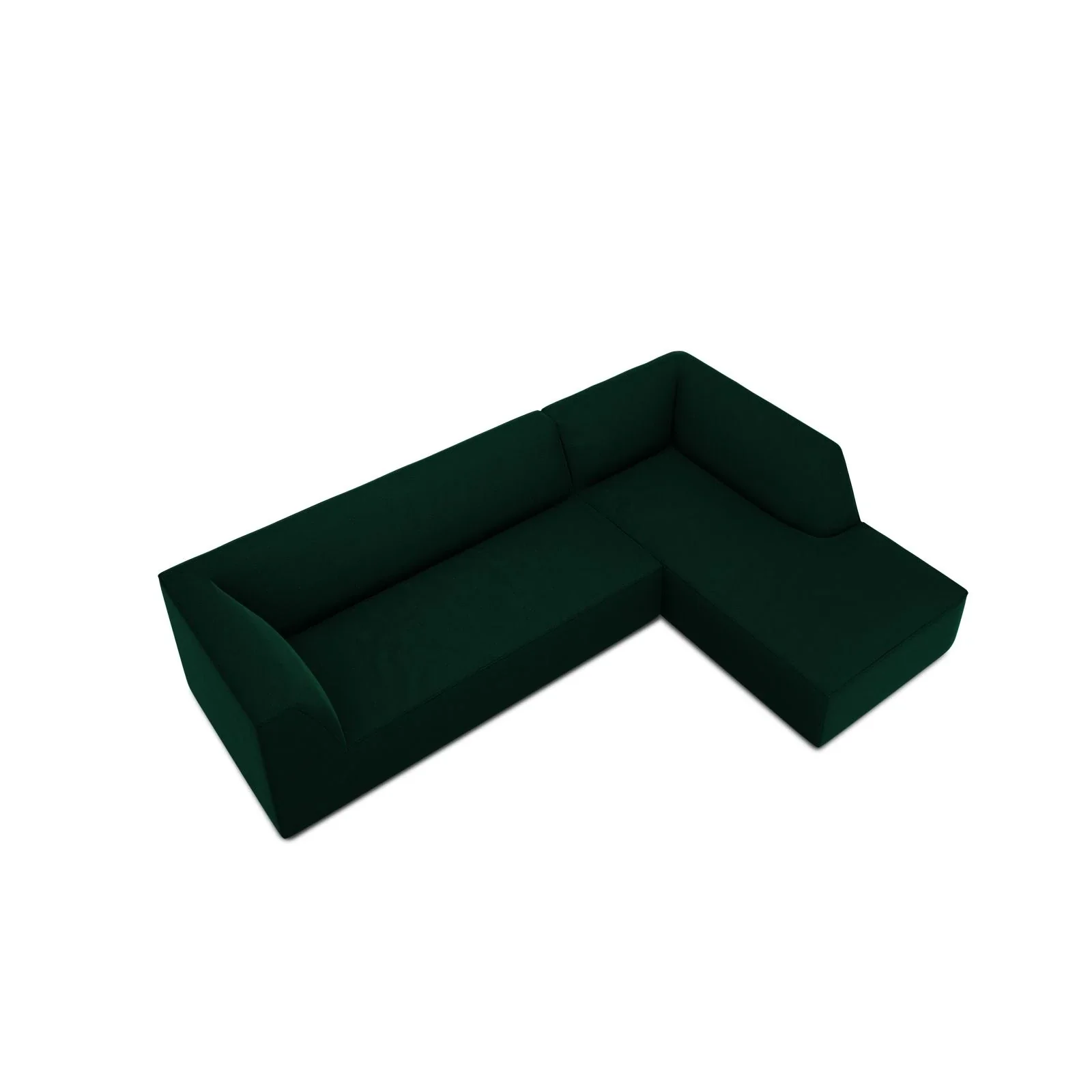Ruby 4-Sitzer Ecksofa Rechts, mit Bezug aus Samt, Cord oder Strukturstoff, 273x180 cm - Image 146