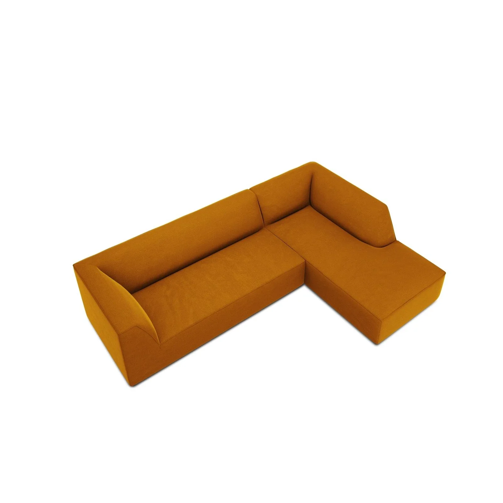 Ruby 4-Sitzer Ecksofa Rechts, mit Bezug aus Samt, Cord oder Strukturstoff, 273x180 cm - Image 154