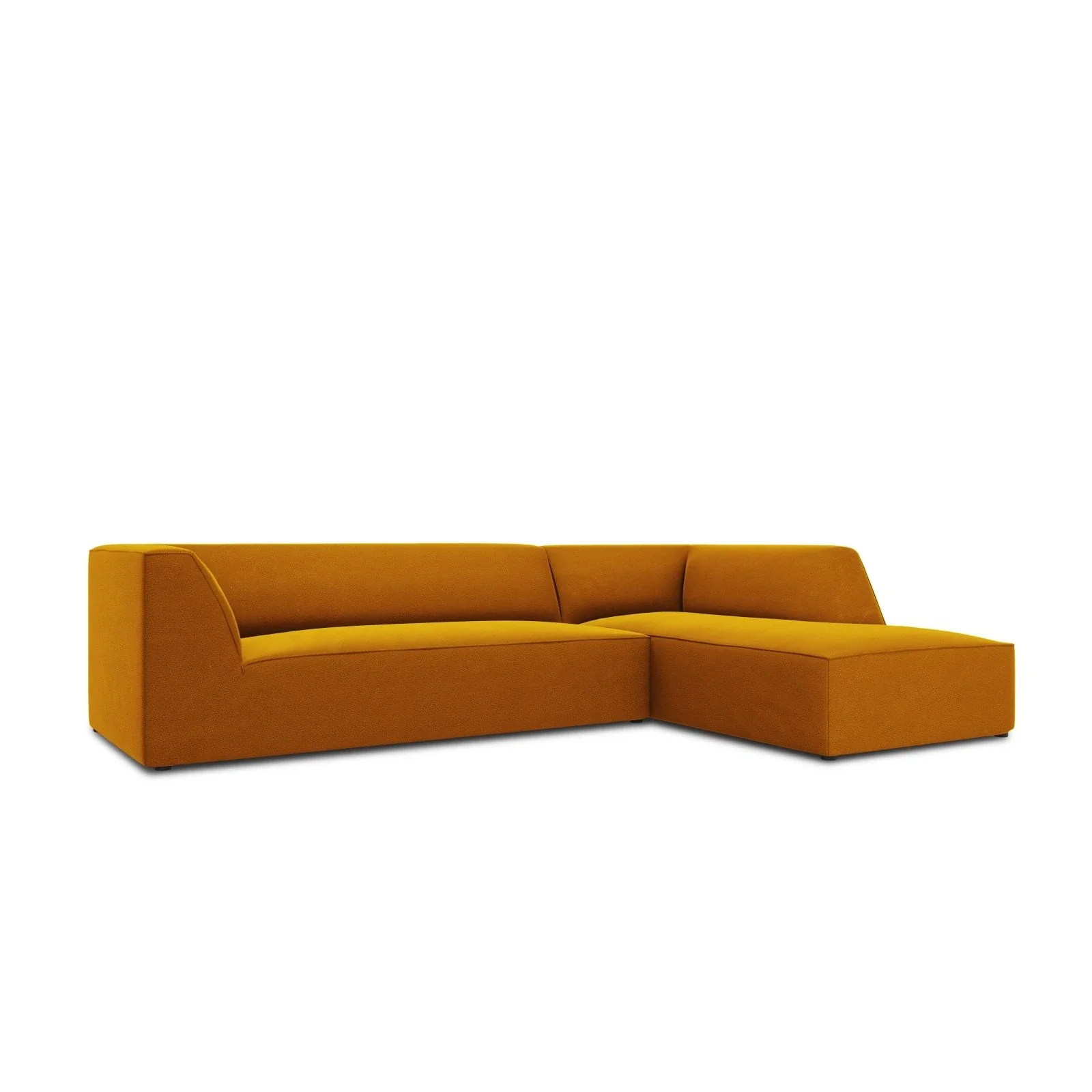 Ruby 4-Sitzer Ecksofa Rechts, mit Bezug aus Samt, Cord oder Strukturstoff, 273x180 cm - Image 155