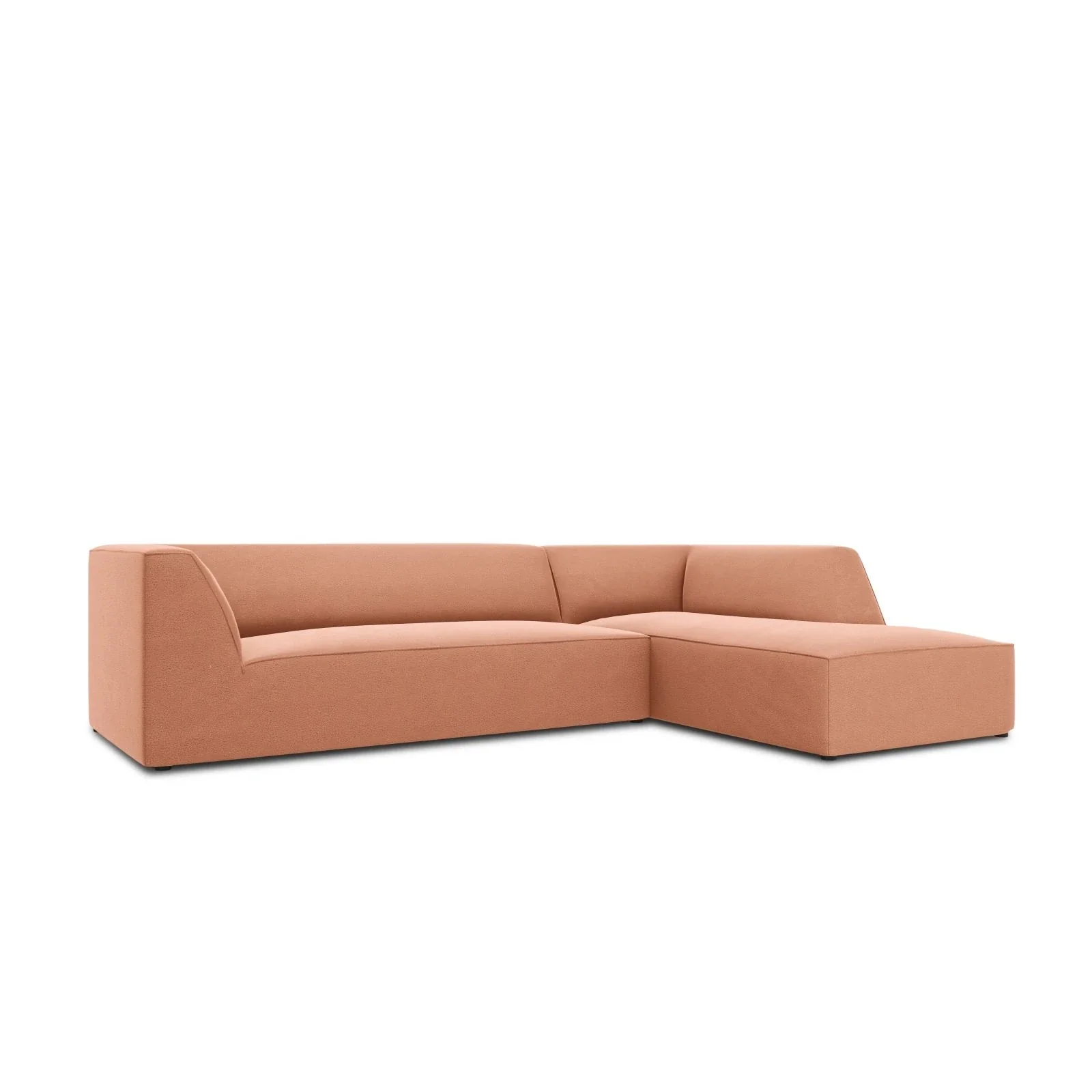 Ruby 4-Sitzer Ecksofa Rechts, mit Bezug aus Samt, Cord oder Strukturstoff, 273x180 cm - Image 163