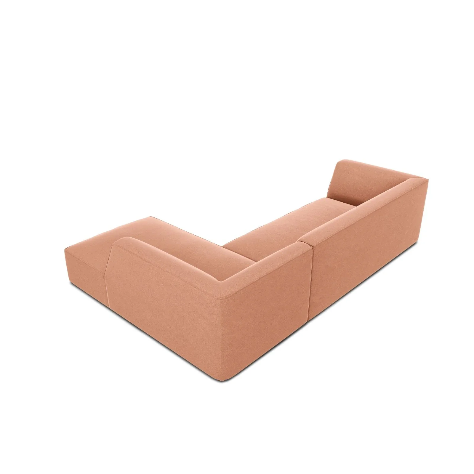 Ruby 4-Sitzer Ecksofa Rechts, mit Bezug aus Samt, Cord oder Strukturstoff, 273x180 cm - Image 165