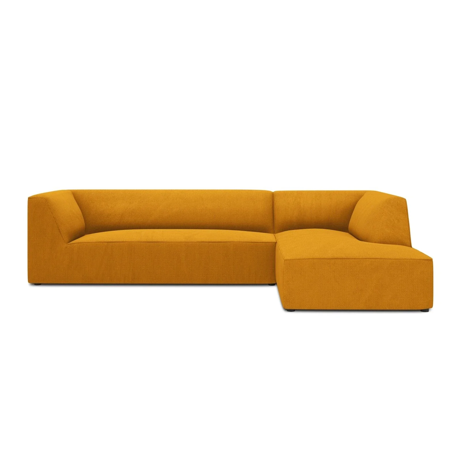 Ruby 4-Sitzer Ecksofa Rechts, mit Bezug aus Samt, Cord oder Strukturstoff, 273x180 cm - Image 17