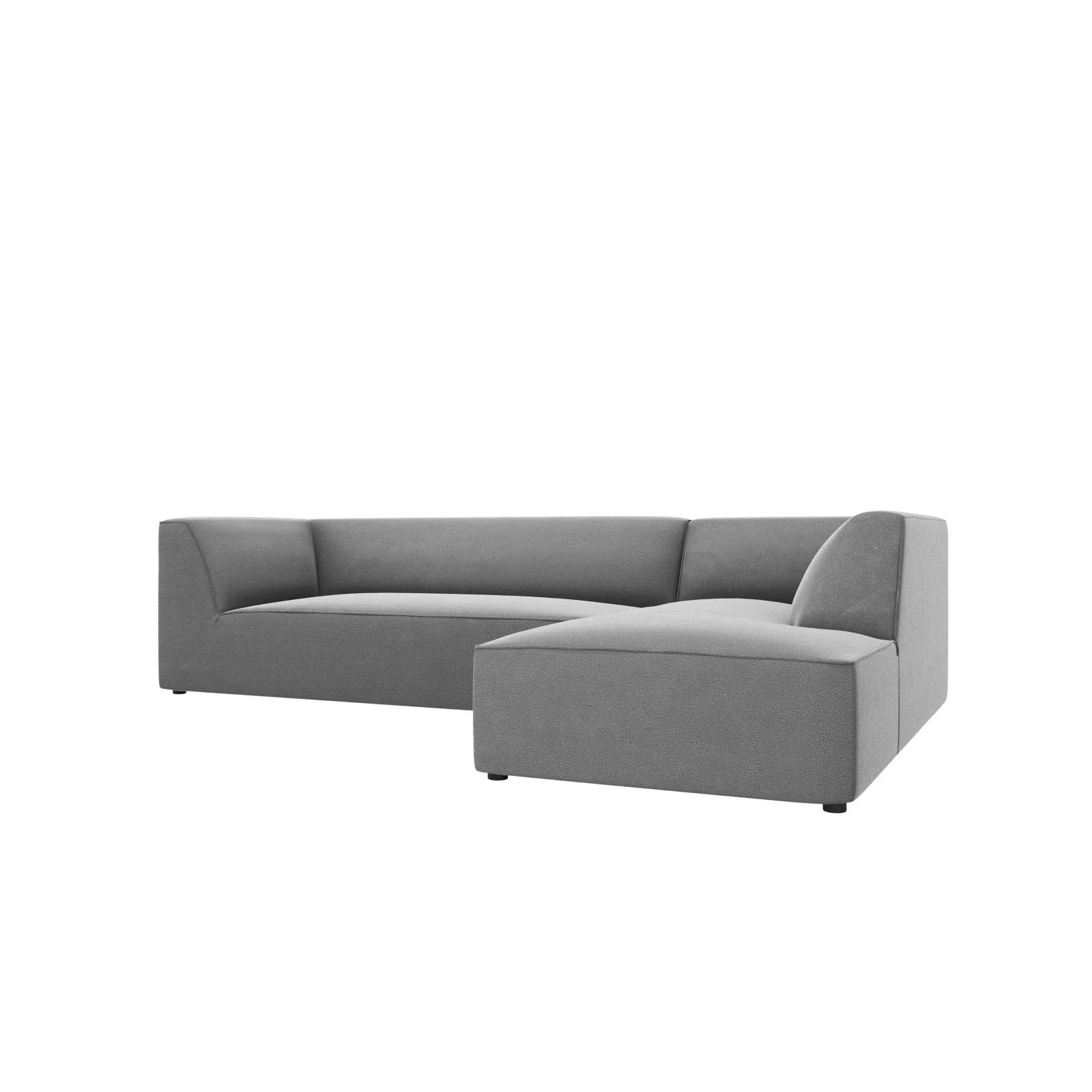 Ruby 4-Sitzer Ecksofa Rechts, mit Bezug aus Samt, Cord oder Strukturstoff, 273x180 cm - Image 172