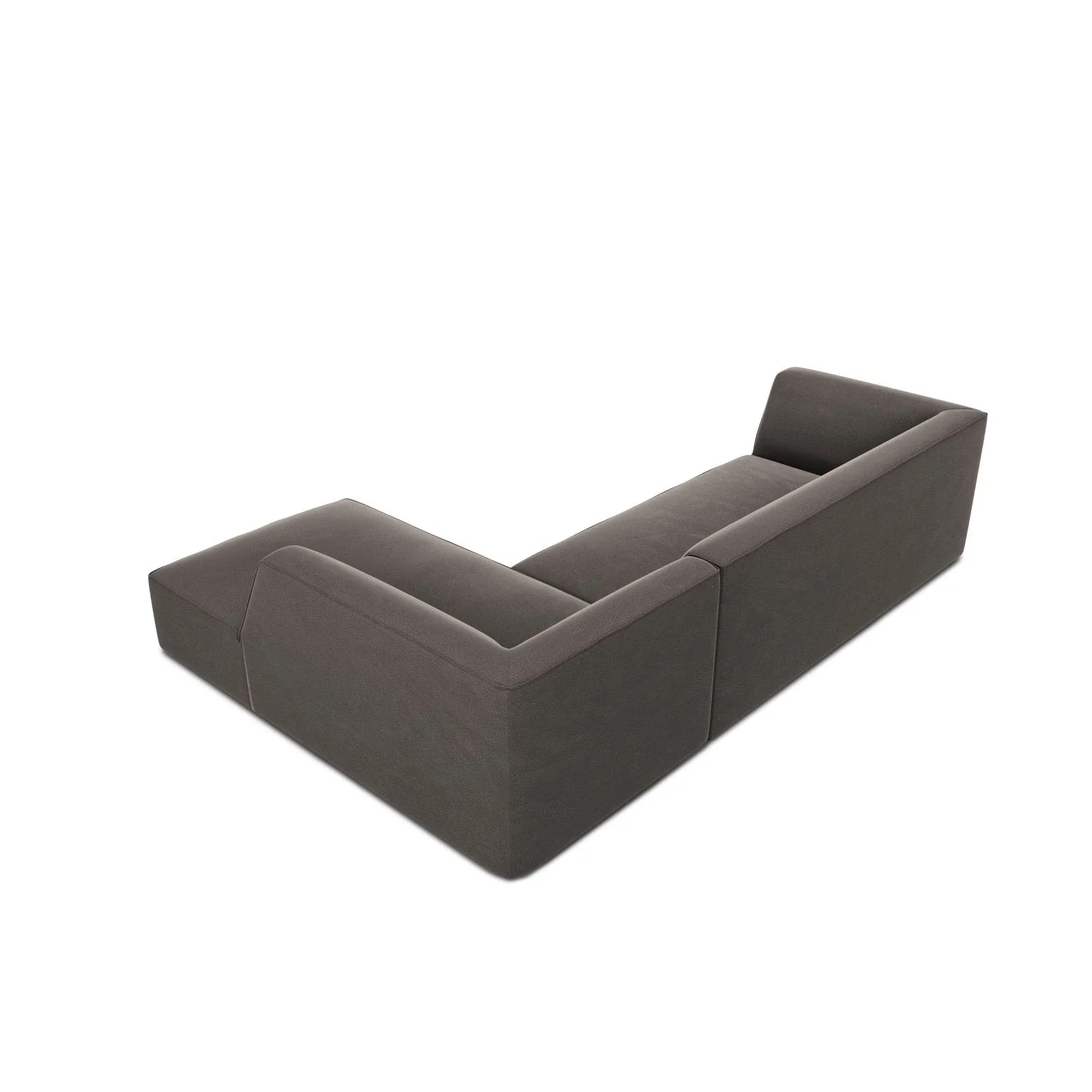 Ruby 4-Sitzer Ecksofa Rechts, mit Bezug aus Samt, Cord oder Strukturstoff, 273x180 cm - Image 181