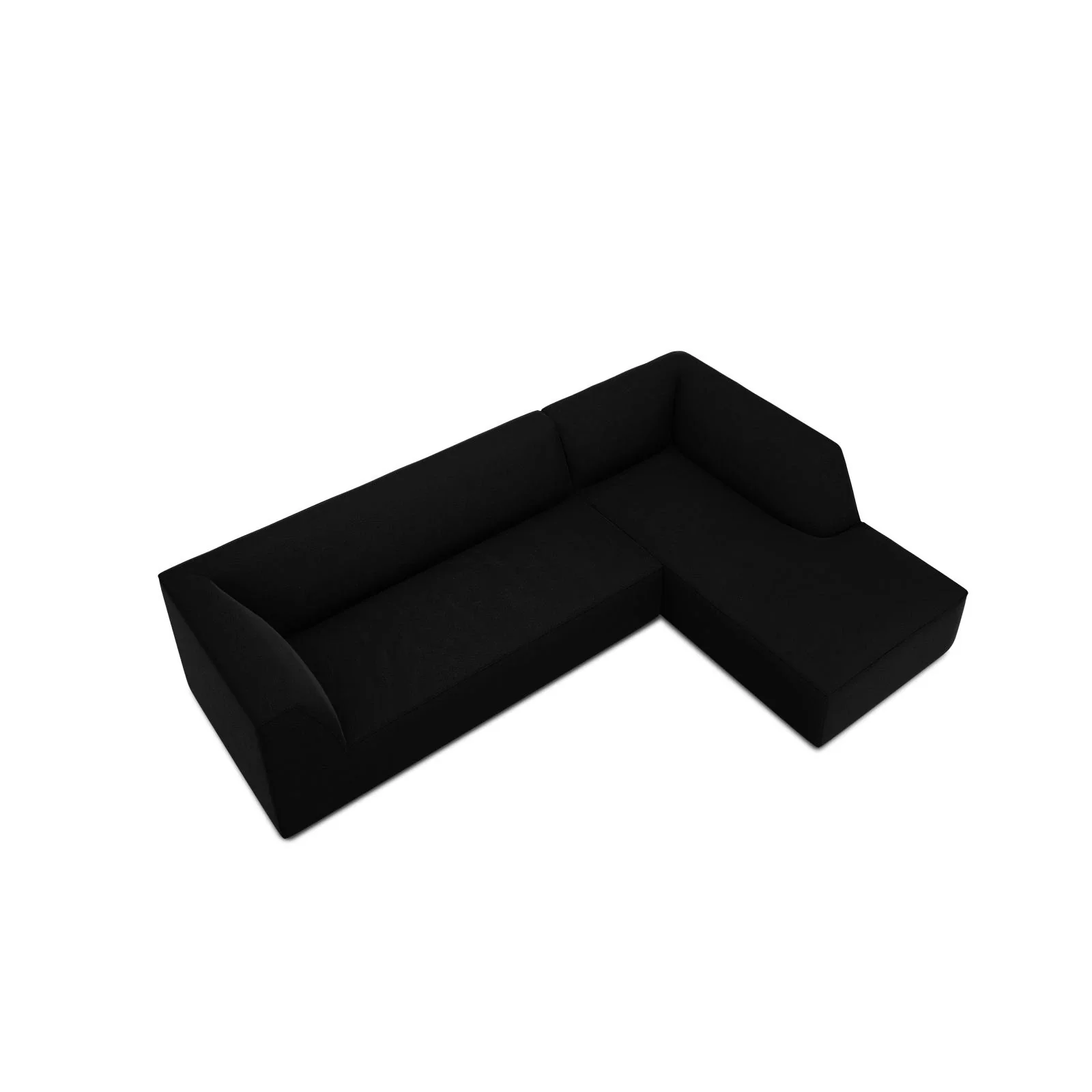 Ruby 4-Sitzer Ecksofa Rechts, mit Bezug aus Samt, Cord oder Strukturstoff, 273x180 cm - Image 186