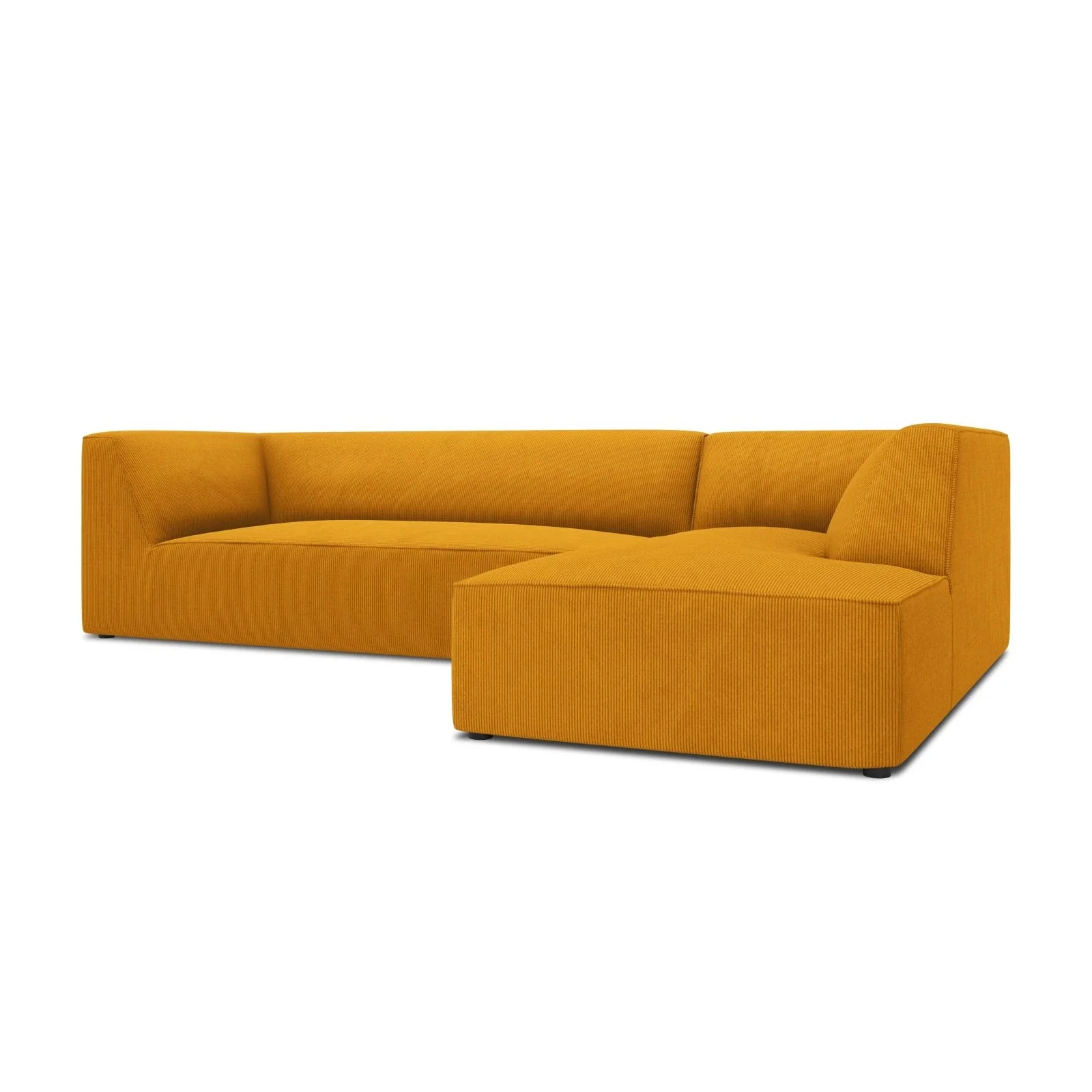 Ruby 4-Sitzer Ecksofa Rechts, mit Bezug aus Samt, Cord oder Strukturstoff, 273x180 cm - Image 21