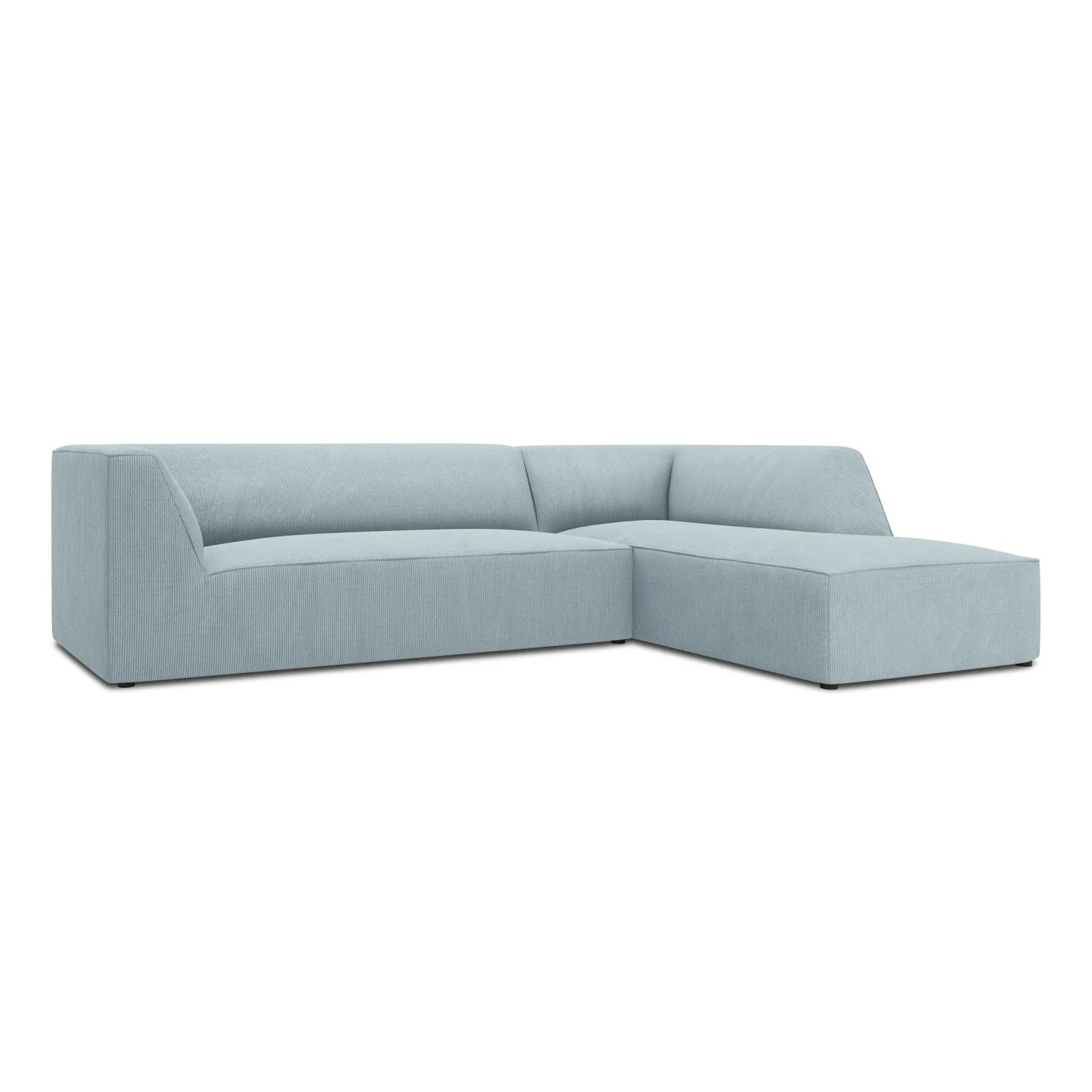 Ruby 4-Sitzer Ecksofa Rechts, mit Bezug aus Samt, Cord oder Strukturstoff, 273x180 cm - Image 28
