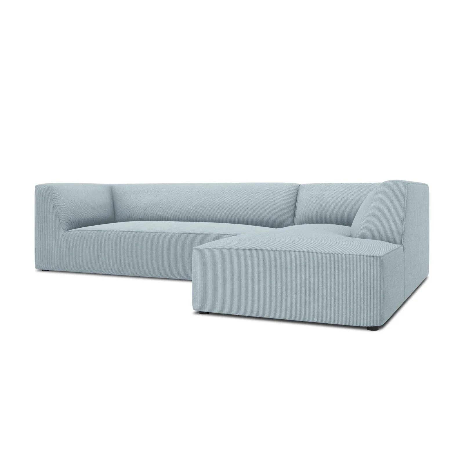 Ruby 4-Sitzer Ecksofa Rechts, mit Bezug aus Samt, Cord oder Strukturstoff, 273x180 cm - Image 29