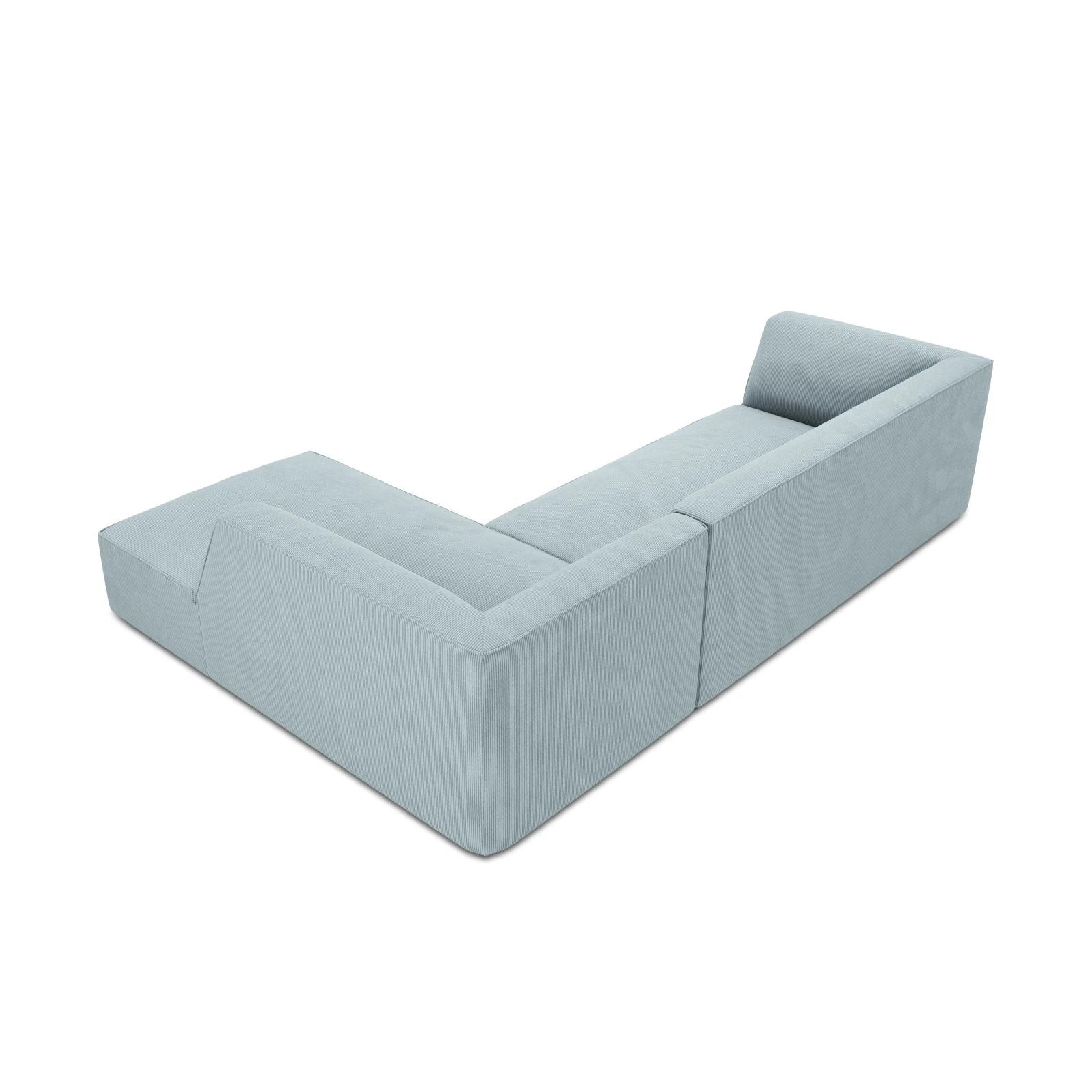 Ruby 4-Sitzer Ecksofa Rechts, mit Bezug aus Samt, Cord oder Strukturstoff, 273x180 cm - Image 30
