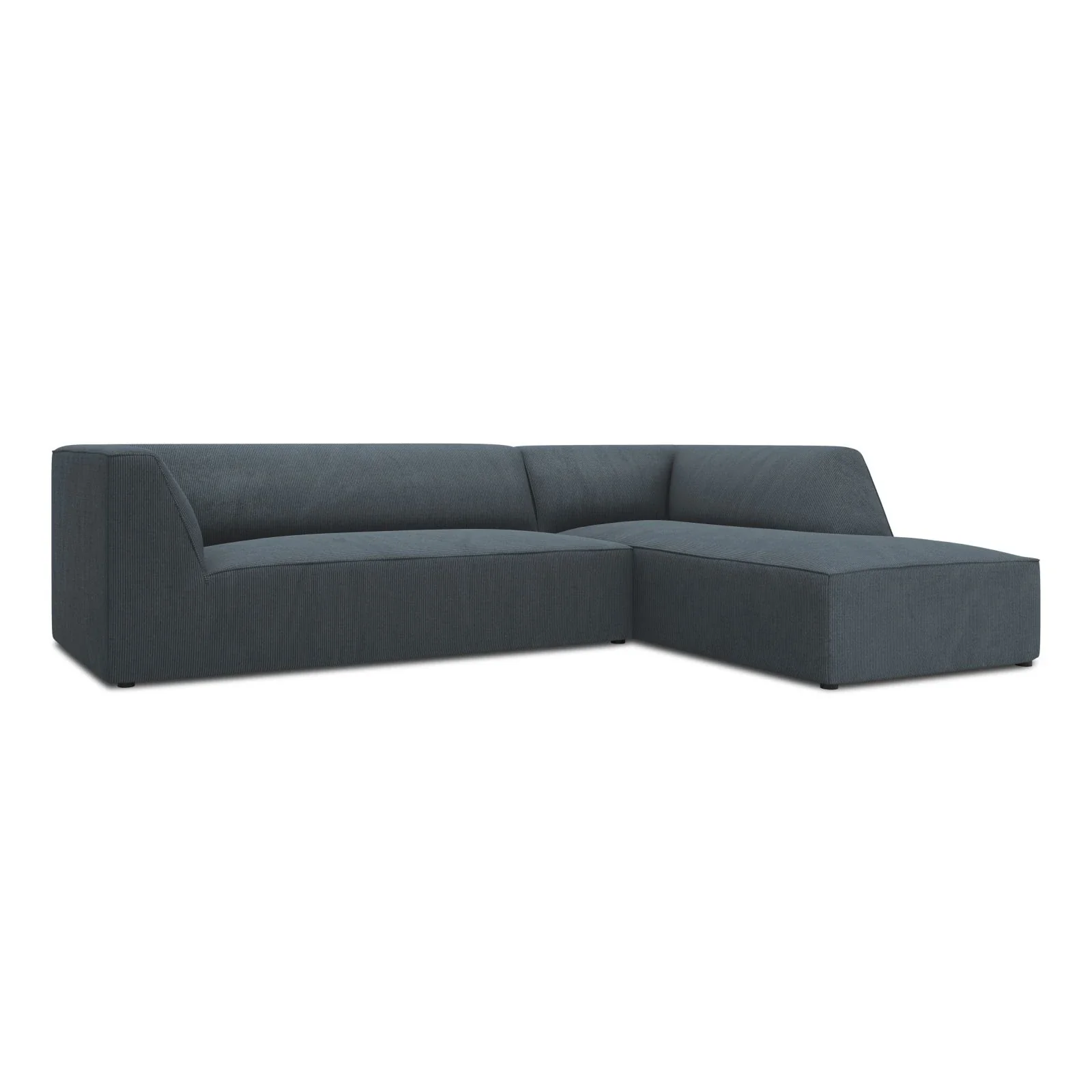 Ruby 4-Sitzer Ecksofa Rechts, mit Bezug aus Samt, Cord oder Strukturstoff, 273x180 cm - Image 36
