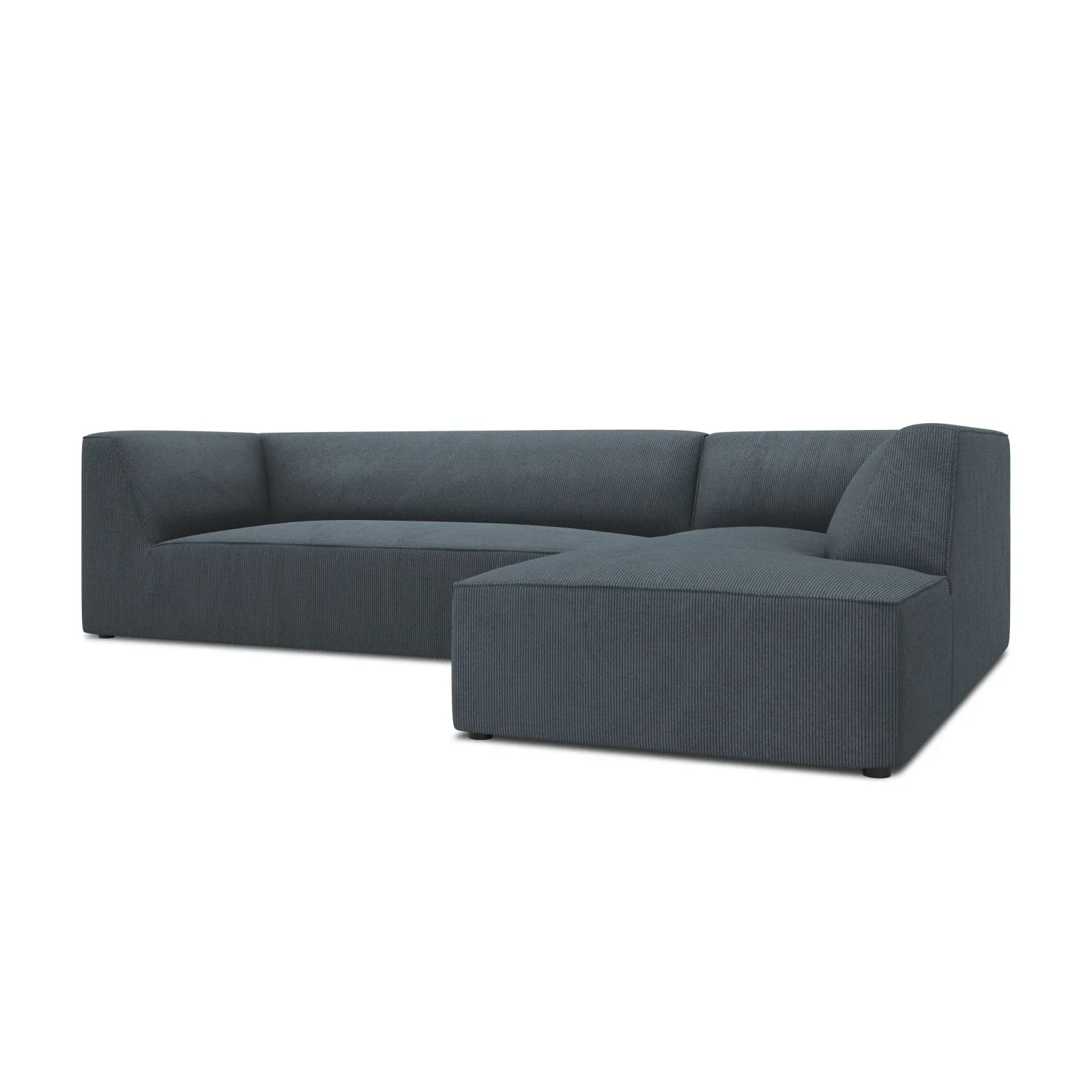Ruby 4-Sitzer Ecksofa Rechts, mit Bezug aus Samt, Cord oder Strukturstoff, 273x180 cm - Image 37