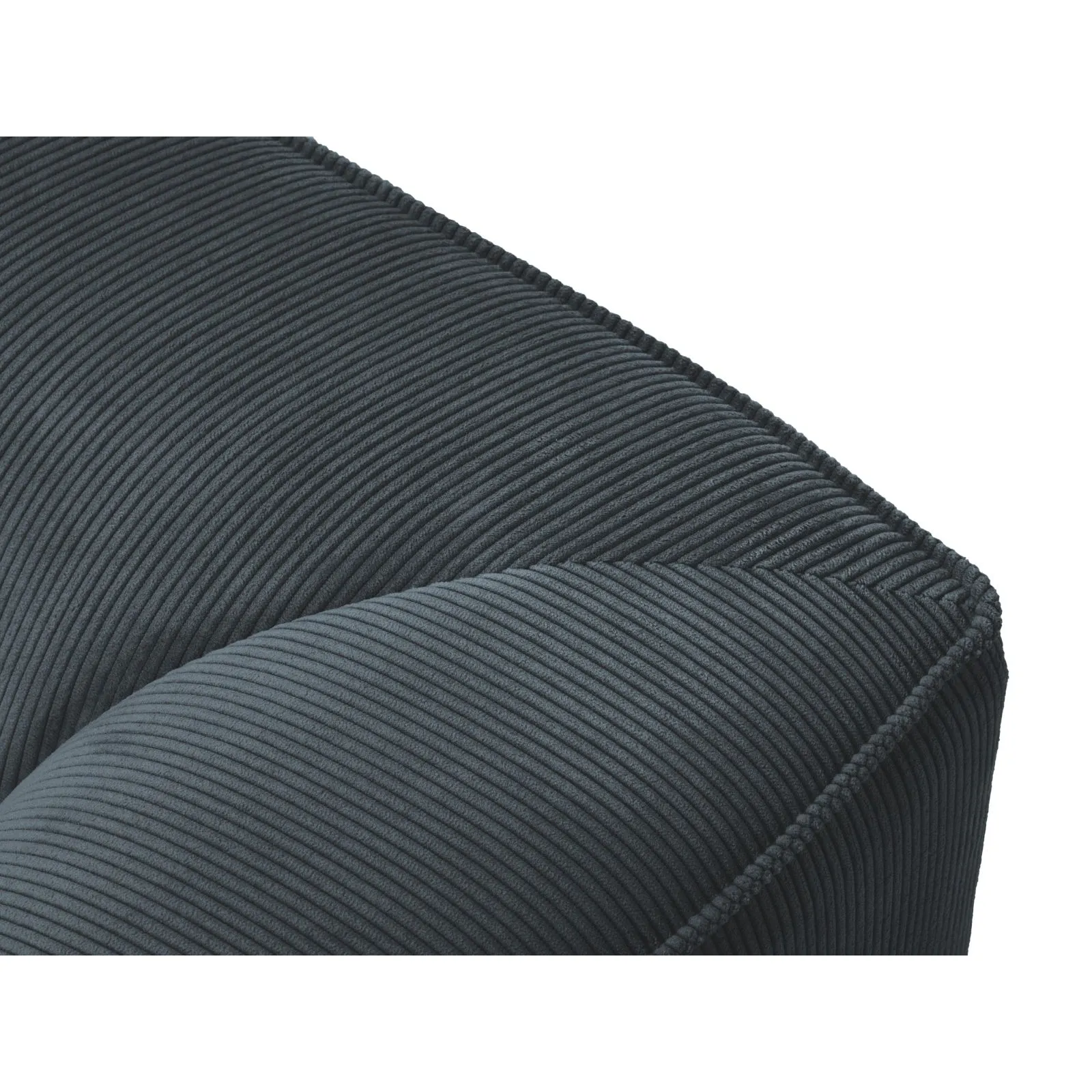 Ruby 4-Sitzer Ecksofa Rechts, mit Bezug aus Samt, Cord oder Strukturstoff, 273x180 cm - Image 40