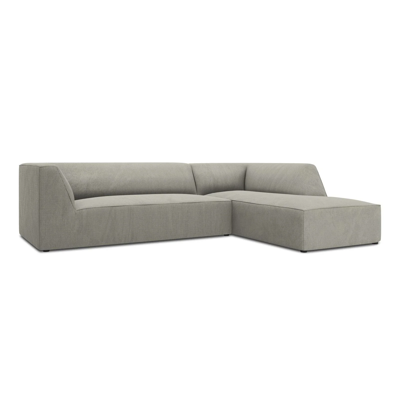 Ruby 4-Sitzer Ecksofa Rechts, mit Bezug aus Samt, Cord oder Strukturstoff, 273x180 cm - Image 44