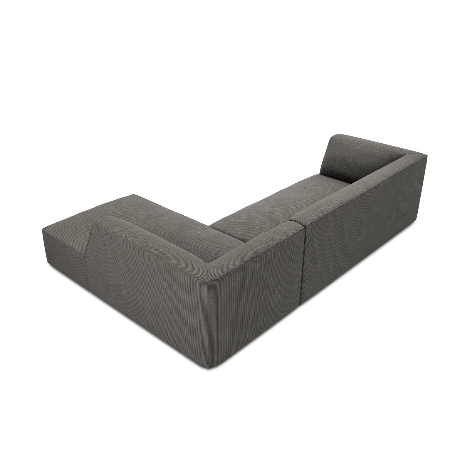 Ruby 4-Sitzer Ecksofa Rechts, mit Bezug aus Samt, Cord oder Strukturstoff, 273x180 cm - Image 54