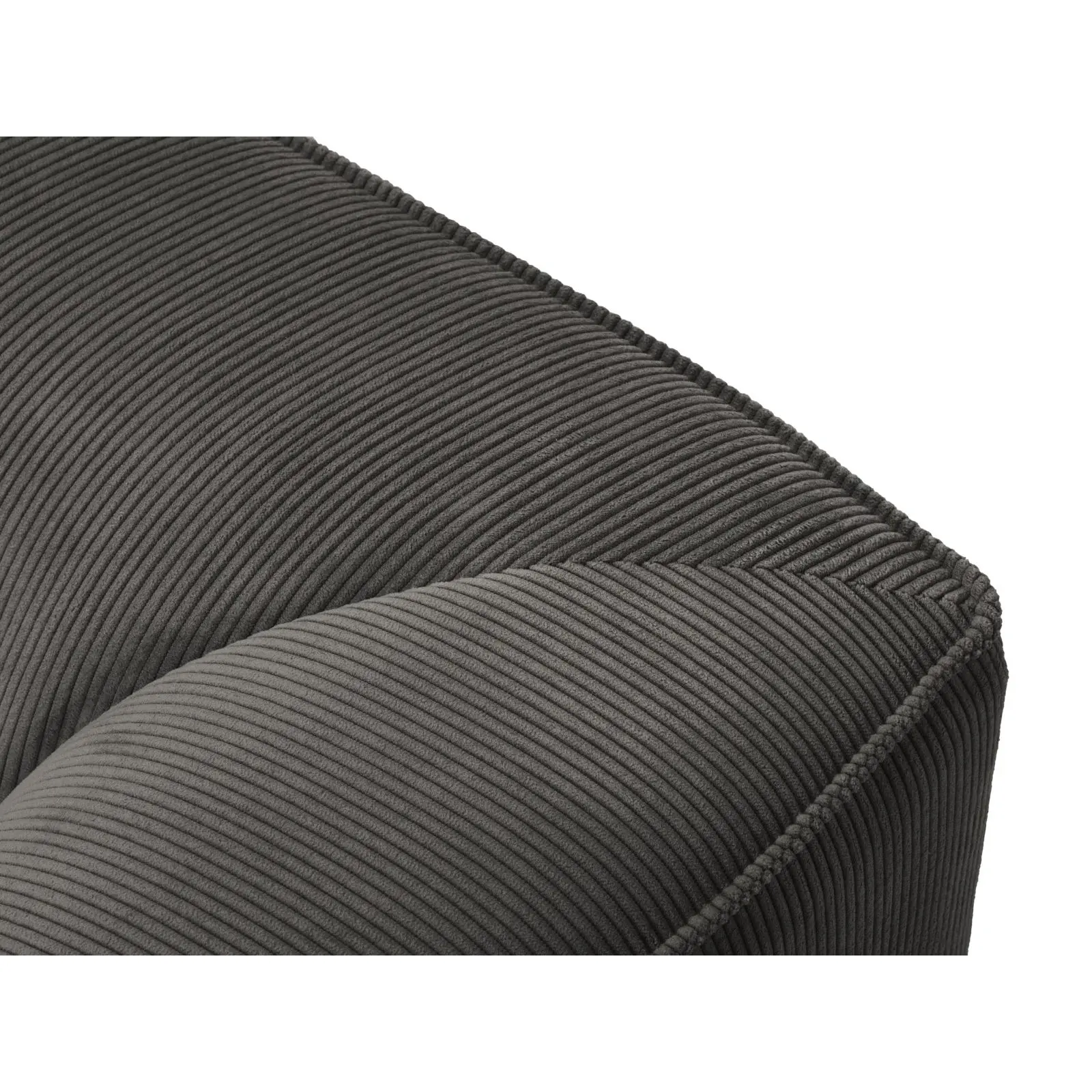 Ruby 4-Sitzer Ecksofa Rechts, mit Bezug aus Samt, Cord oder Strukturstoff, 273x180 cm - Image 56