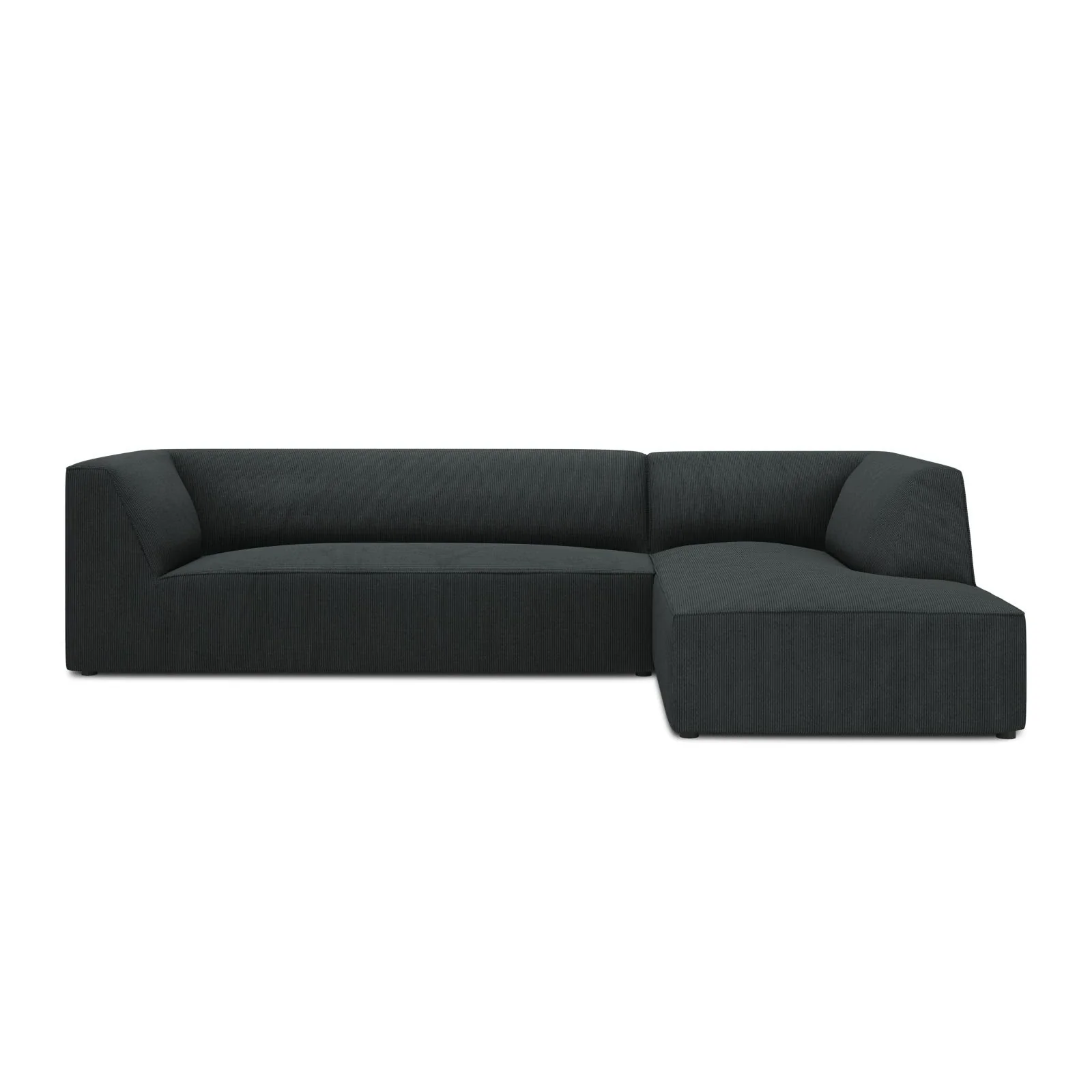 Ruby 4-Sitzer Ecksofa Rechts, mit Bezug aus Samt, Cord oder Strukturstoff, 273x180 cm - Image 57