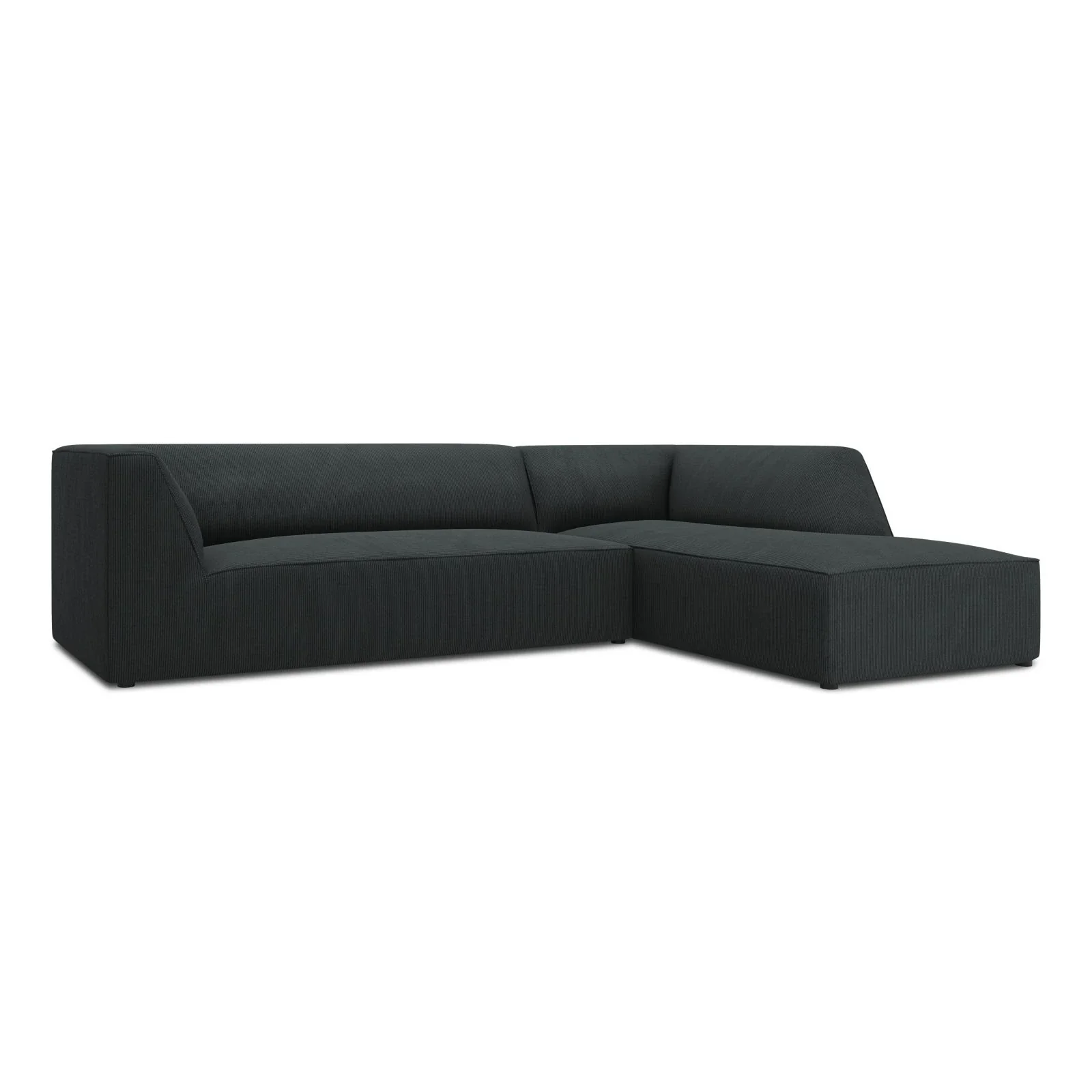 Ruby 4-Sitzer Ecksofa Rechts, mit Bezug aus Samt, Cord oder Strukturstoff, 273x180 cm - Image 60