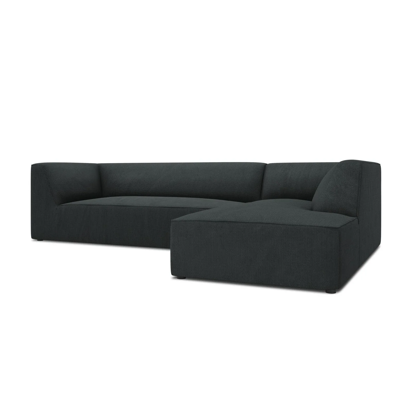 Ruby 4-Sitzer Ecksofa Rechts, mit Bezug aus Samt, Cord oder Strukturstoff, 273x180 cm - Image 61