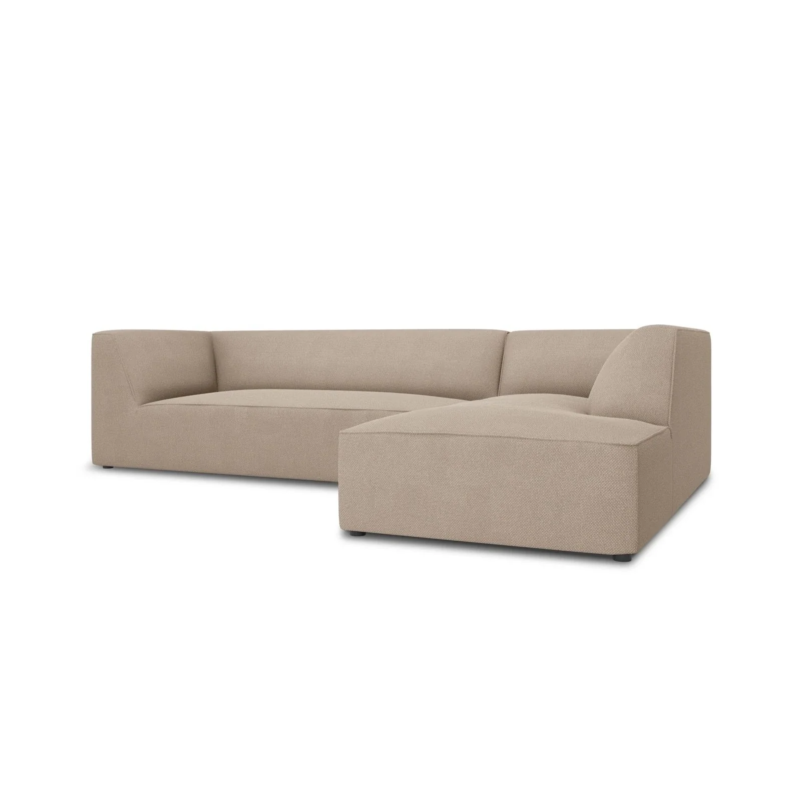 Ruby 4-Sitzer Ecksofa Rechts, mit Bezug aus Samt, Cord oder Strukturstoff, 273x180 cm - Image 75