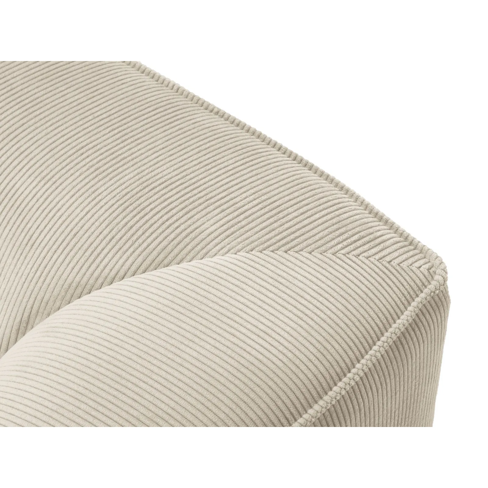 Ruby 4-Sitzer Ecksofa Rechts, mit Bezug aus Samt, Cord oder Strukturstoff, 273x180 cm - Image 8