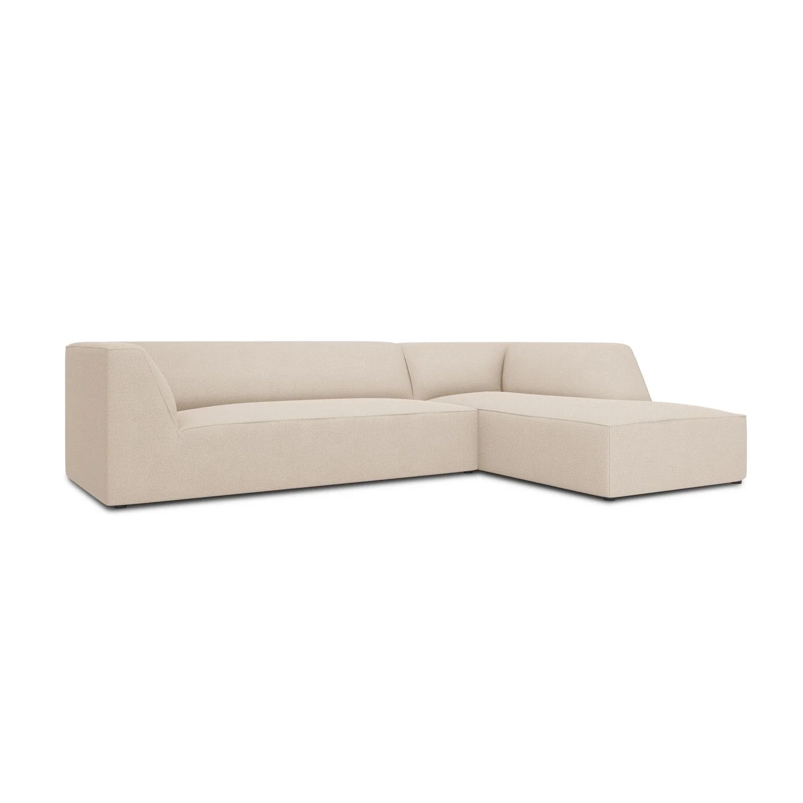 Ruby 4-Sitzer Ecksofa Rechts, mit Bezug aus Samt, Cord oder Strukturstoff, 273x180 cm - Image 81
