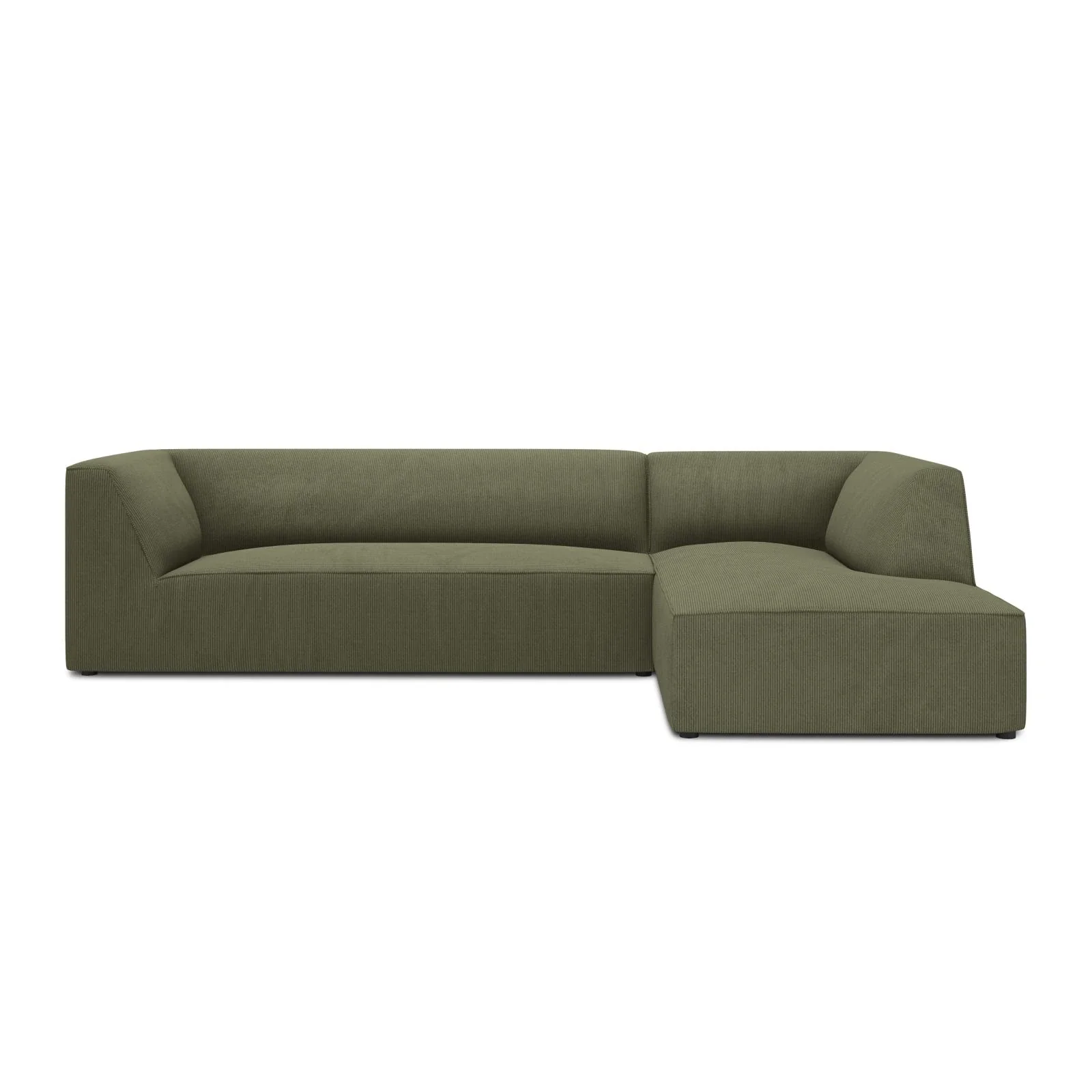 Ruby 4-Sitzer Ecksofa Rechts, mit Bezug aus Samt, Cord oder Strukturstoff, 273x180 cm - Image 9