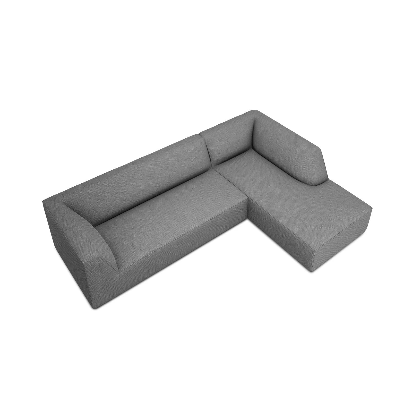 Ruby 4-Sitzer Ecksofa Rechts, mit Bezug aus Samt, Cord oder Strukturstoff, 273x180 cm - Image 94