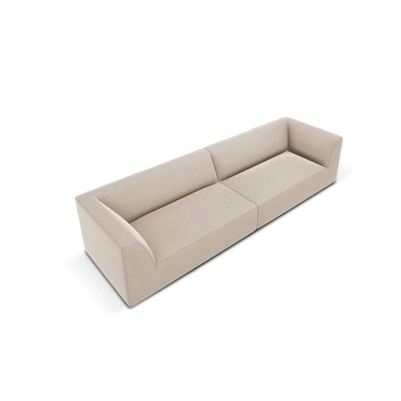 Ruby 4-Sitzer Sofa mit Bezug aus Samt, Cord oder Strukturstoff, 302x93 cm - Image 106