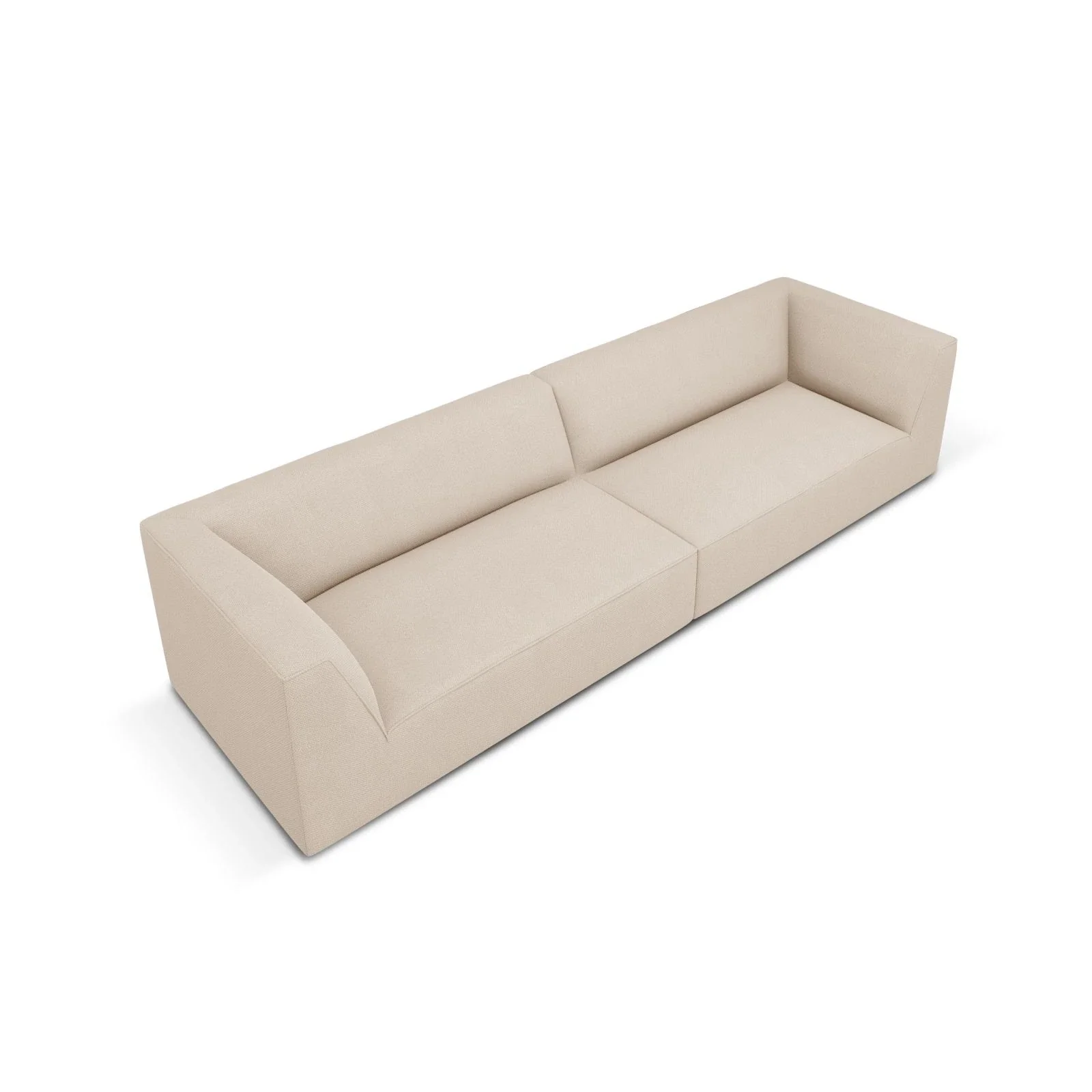 Ruby 4-Sitzer Sofa mit Bezug aus Samt, Cord oder Strukturstoff, 302x93 cm - Image 63