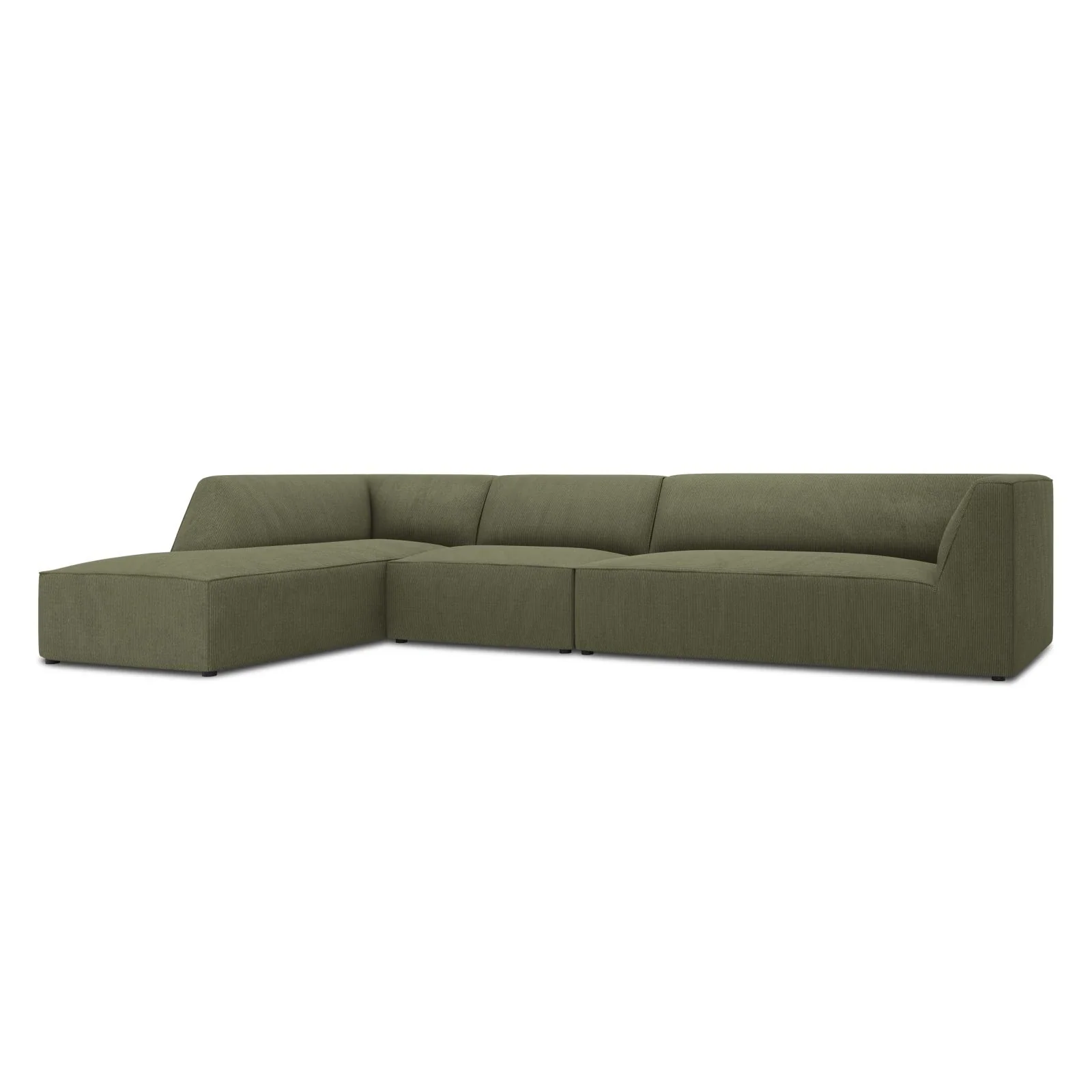 Ruby 5-Sitzer Ecksofa Links, mit Bezug aus Samt, Cord oder Strukturstoff, 366x180 cm - Image 12