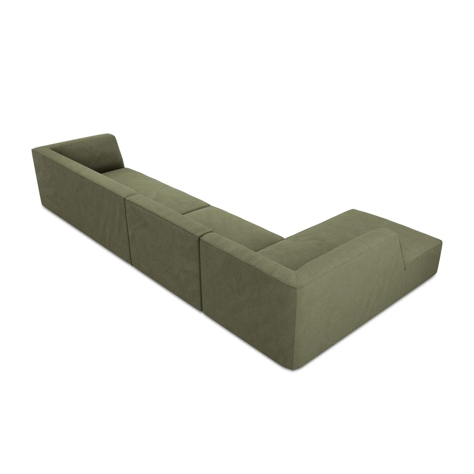 Ruby 5-Sitzer Ecksofa Links, mit Bezug aus Samt, Cord oder Strukturstoff, 366x180 cm - Image 14