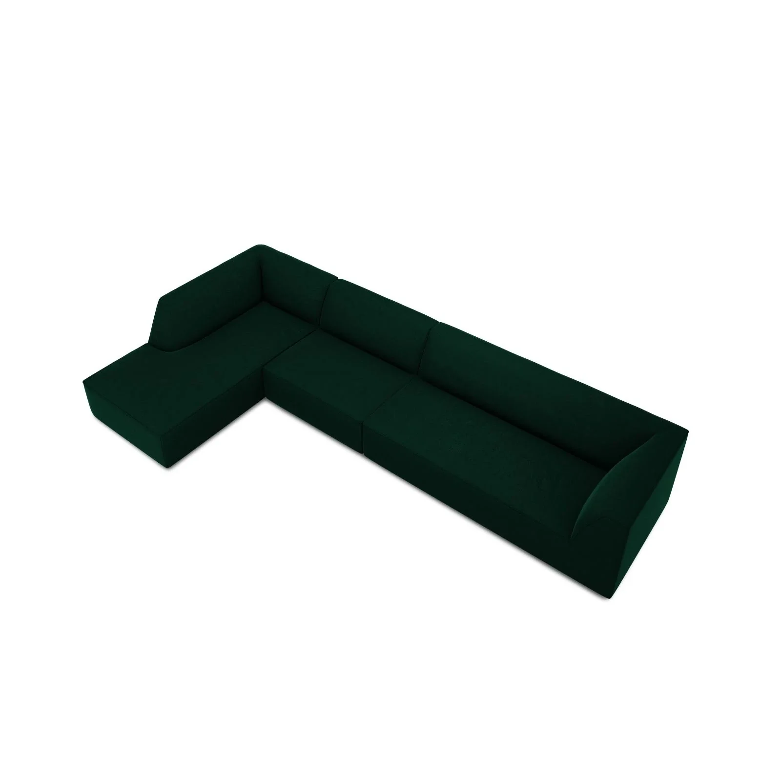 Ruby 5-Sitzer Ecksofa Links, mit Bezug aus Samt, Cord oder Strukturstoff, 366x180 cm - Image 146