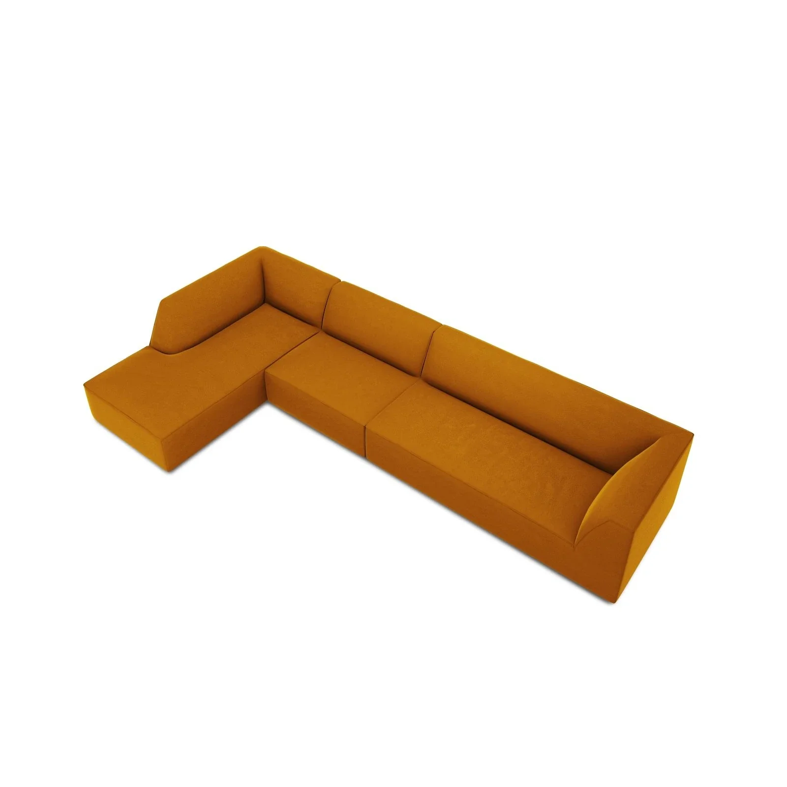 Ruby 5-Sitzer Ecksofa Links, mit Bezug aus Samt, Cord oder Strukturstoff, 366x180 cm - Image 154