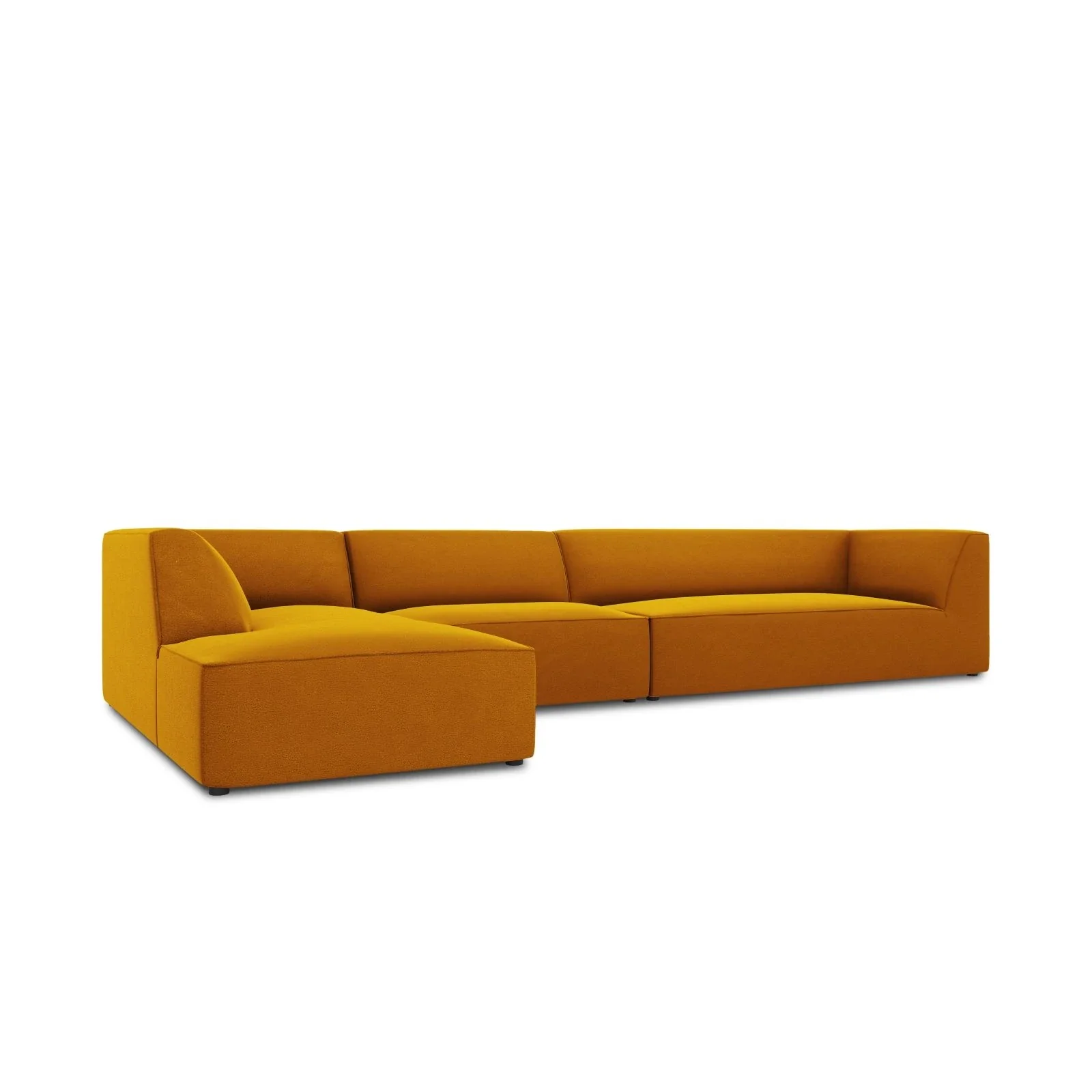 Ruby 5-Sitzer Ecksofa Links, mit Bezug aus Samt, Cord oder Strukturstoff, 366x180 cm - Image 156