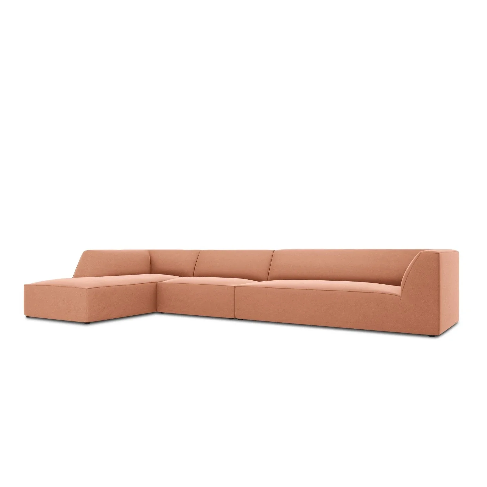 Ruby 5-Sitzer Ecksofa Links, mit Bezug aus Samt, Cord oder Strukturstoff, 366x180 cm - Image 163