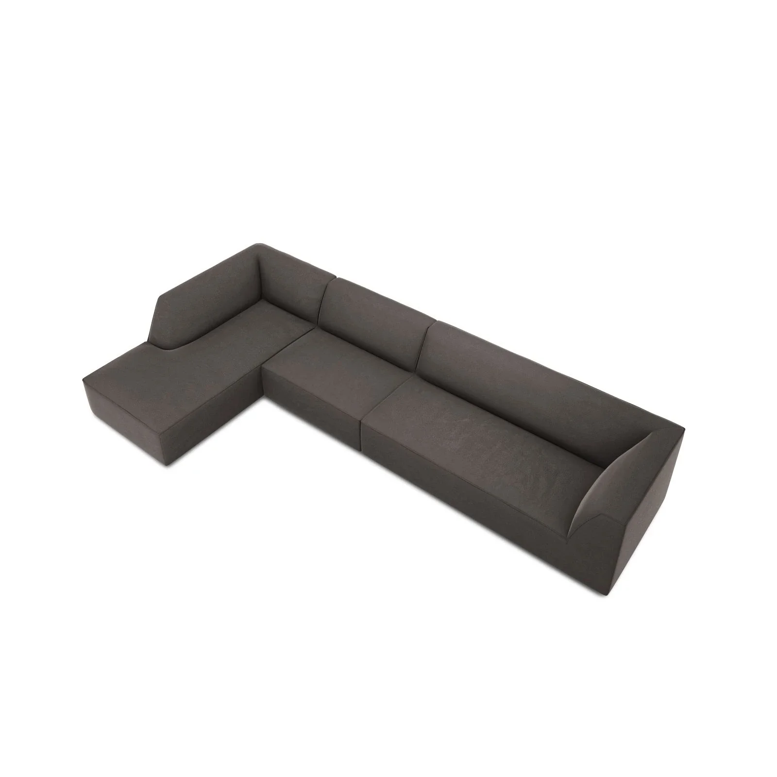 Ruby 5-Sitzer Ecksofa Links, mit Bezug aus Samt, Cord oder Strukturstoff, 366x180 cm - Image 178