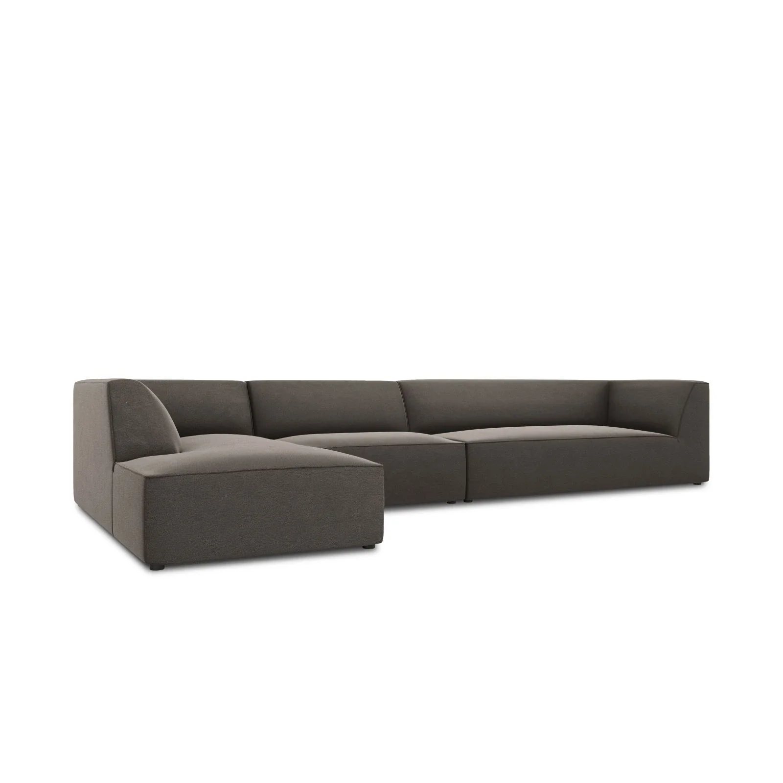 Ruby 5-Sitzer Ecksofa Links, mit Bezug aus Samt, Cord oder Strukturstoff, 366x180 cm - Image 180