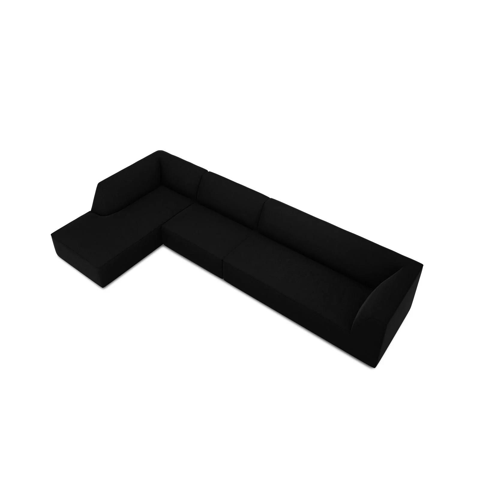 Ruby 5-Sitzer Ecksofa Links, mit Bezug aus Samt, Cord oder Strukturstoff, 366x180 cm - Image 186