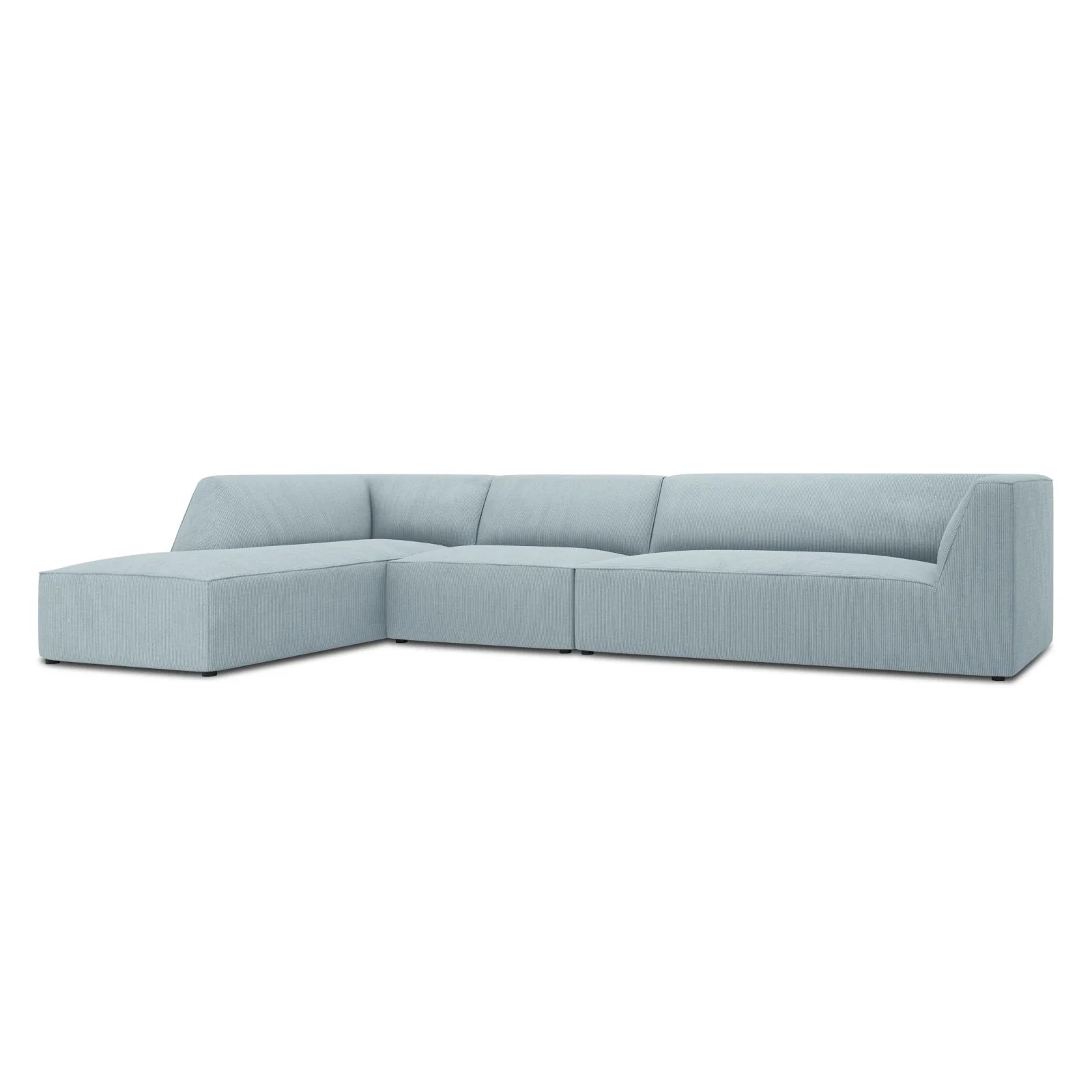 Ruby 5-Sitzer Ecksofa Links, mit Bezug aus Samt, Cord oder Strukturstoff, 366x180 cm - Image 28