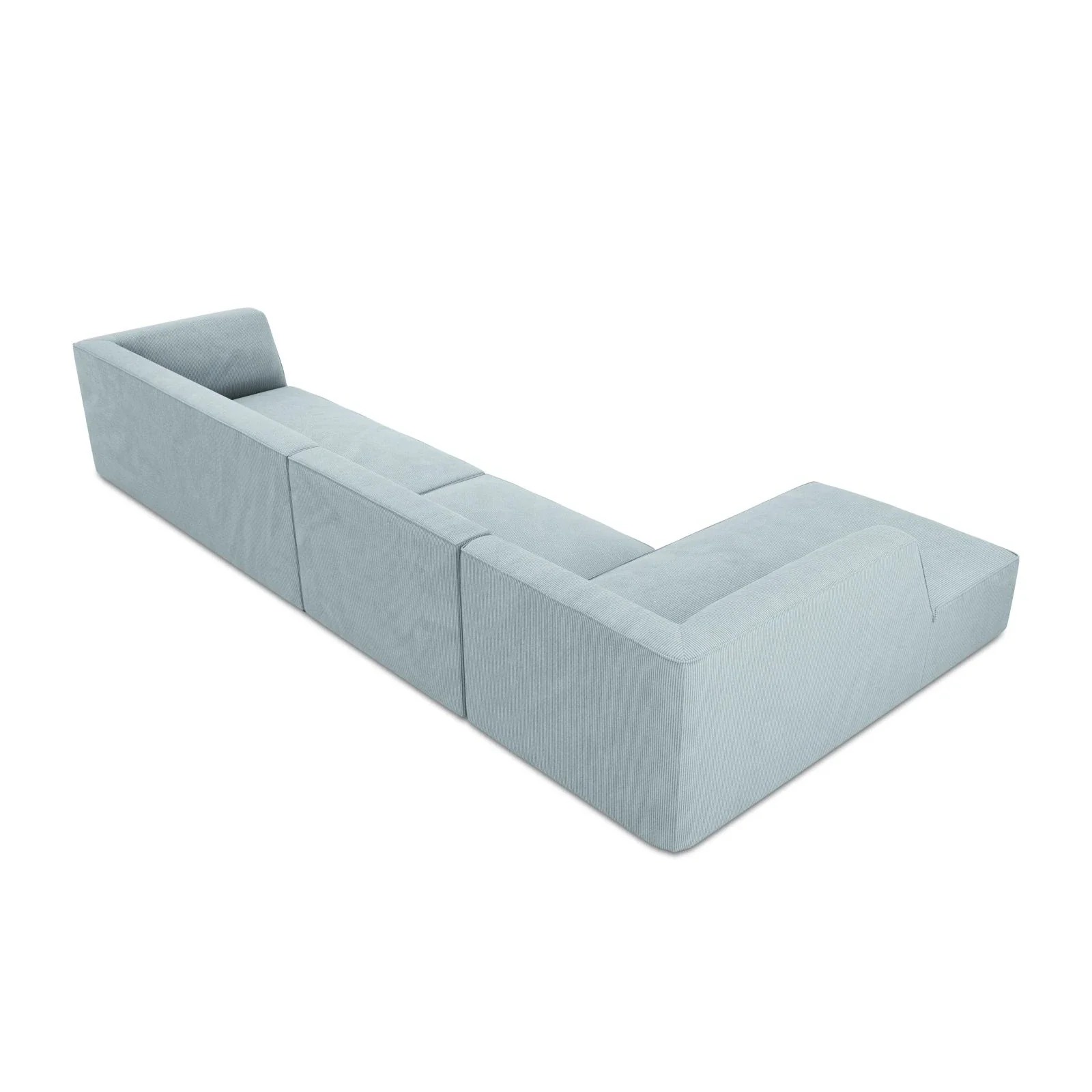 Ruby 5-Sitzer Ecksofa Links, mit Bezug aus Samt, Cord oder Strukturstoff, 366x180 cm - Image 31