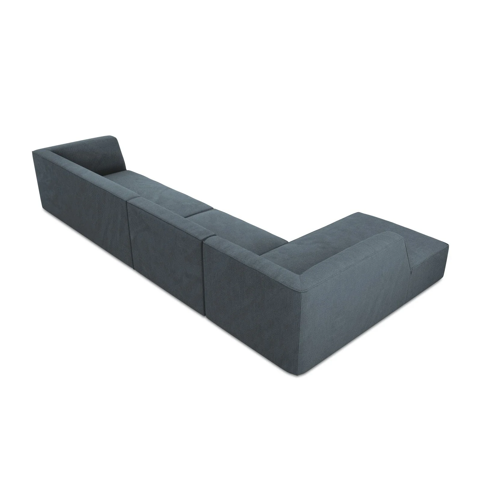 Ruby 5-Sitzer Ecksofa Links, mit Bezug aus Samt, Cord oder Strukturstoff, 366x180 cm - Image 38