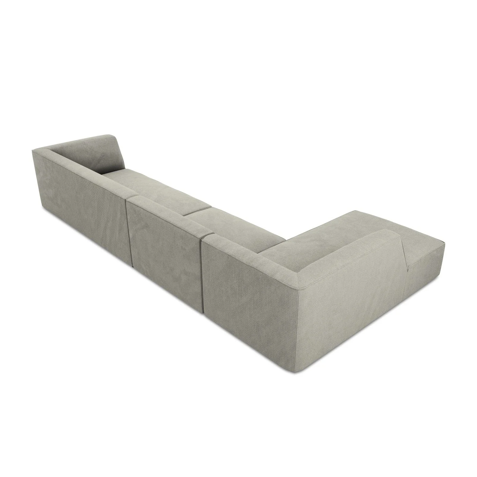 Ruby 5-Sitzer Ecksofa Links, mit Bezug aus Samt, Cord oder Strukturstoff, 366x180 cm - Image 46