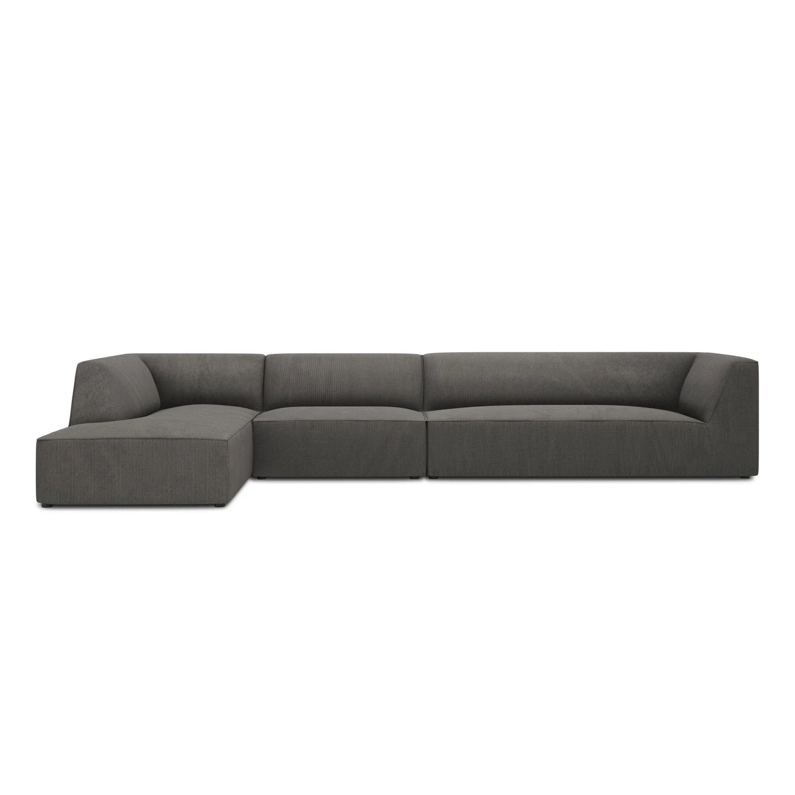Ruby 5-Sitzer Ecksofa Links, mit Bezug aus Samt, Cord oder Strukturstoff, 366x180 cm - Image 49
