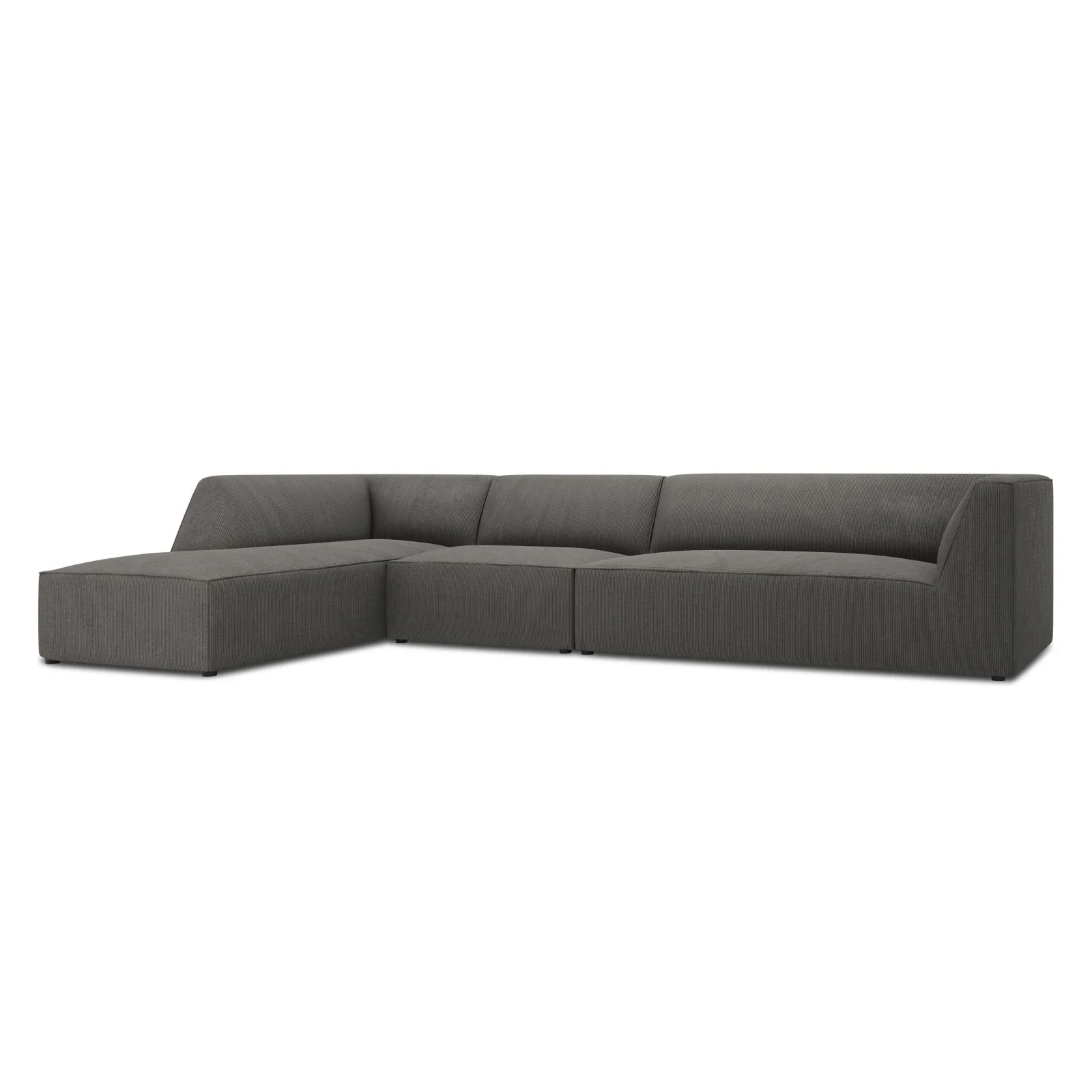 Ruby 5-Sitzer Ecksofa Links, mit Bezug aus Samt, Cord oder Strukturstoff, 366x180 cm - Image 52