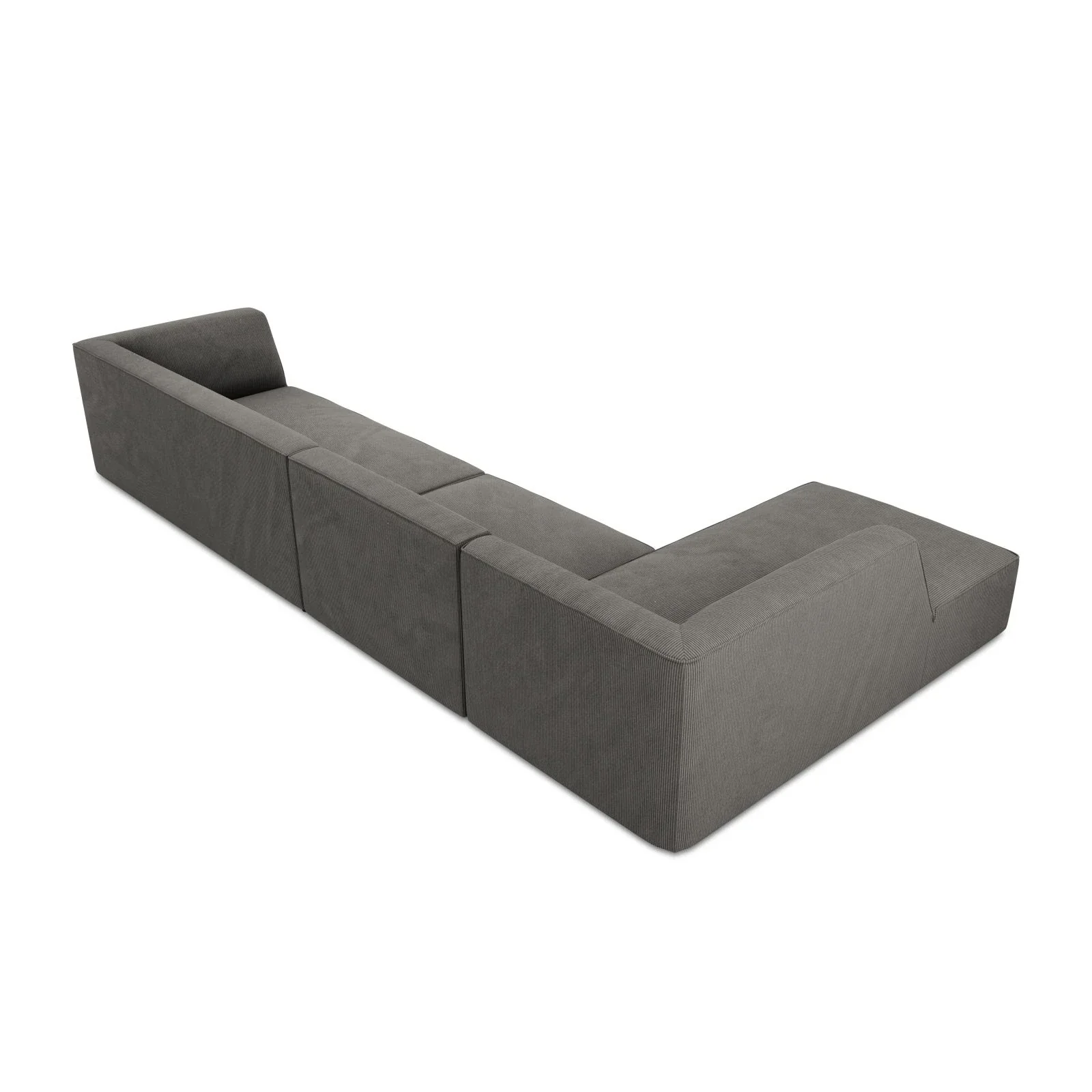 Ruby 5-Sitzer Ecksofa Links, mit Bezug aus Samt, Cord oder Strukturstoff, 366x180 cm - Image 54